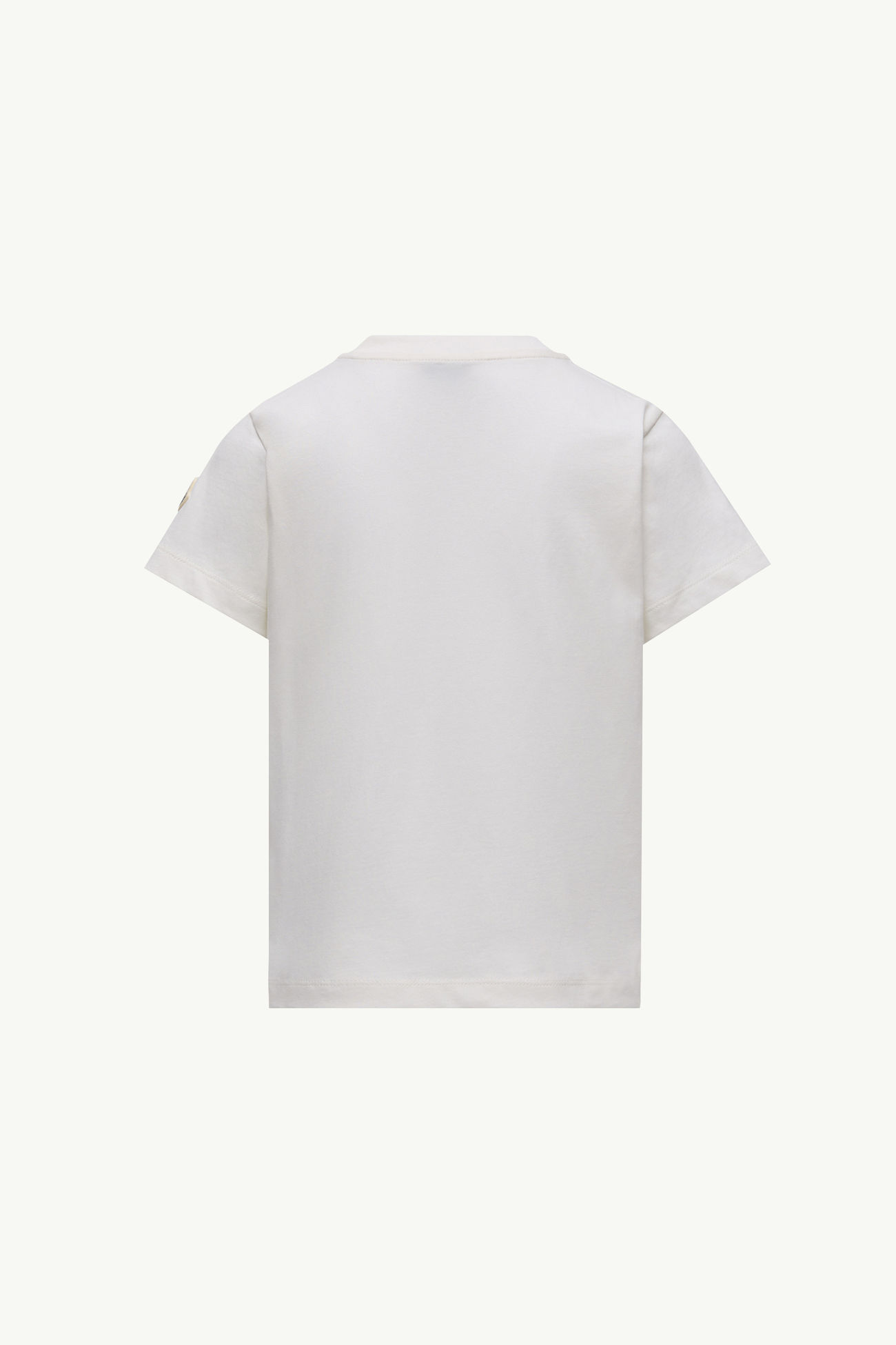 T-Shirt aus Baumwolle mit Logoprint Weiß Moncler 2