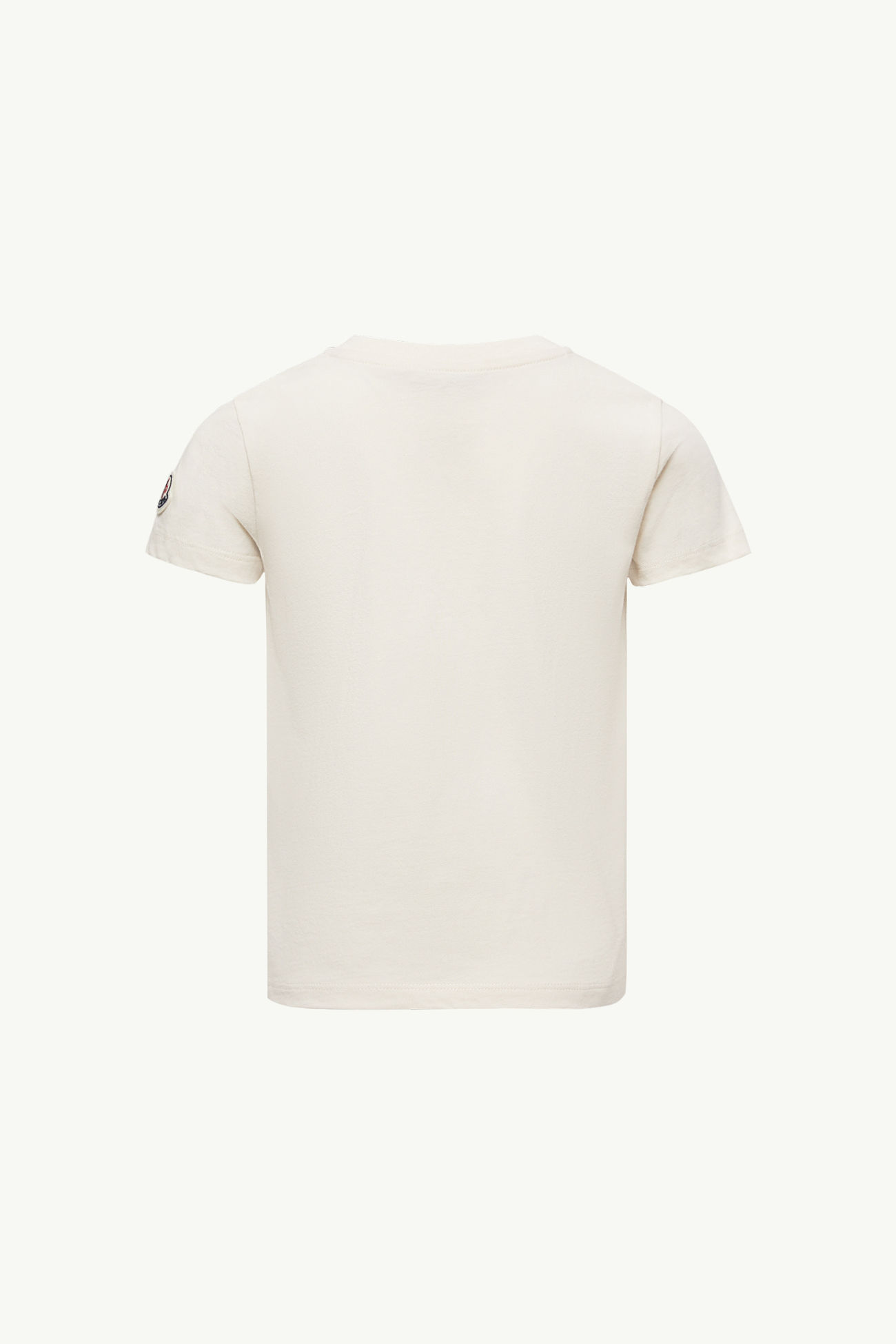 Baumwoll-T-Shirt mit Teddybär-Motiv Mädchen Weiß-Elfenbein Moncler 3