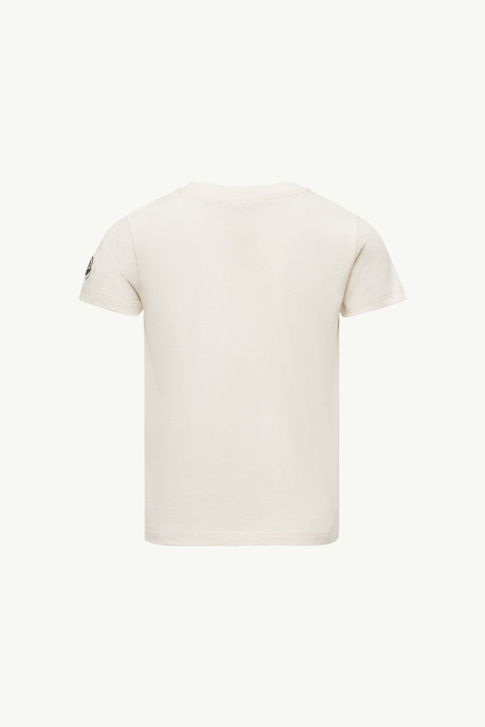 Camiseta de algodón con motivo de osito de peluche Niña Blanco Marfil Moncler 3