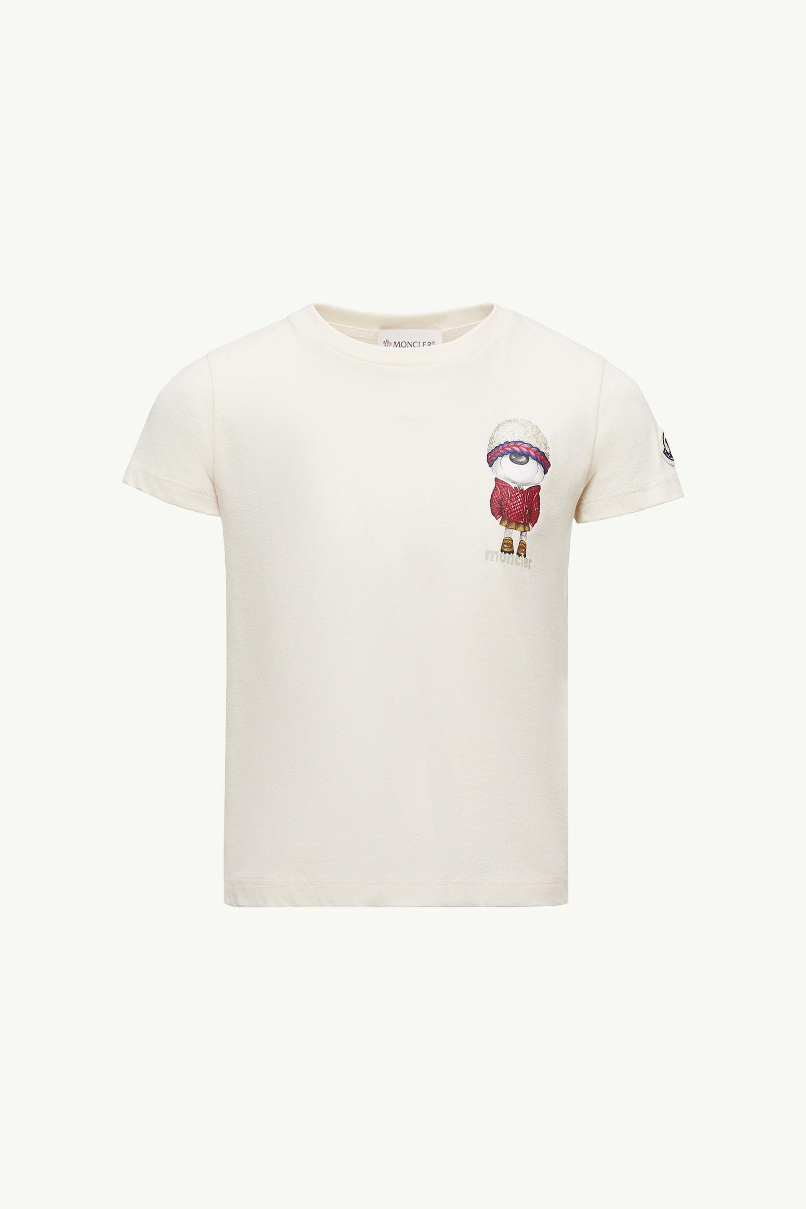 Teddy Bear Motif Cotton T-Shirt_findInBoutique_image