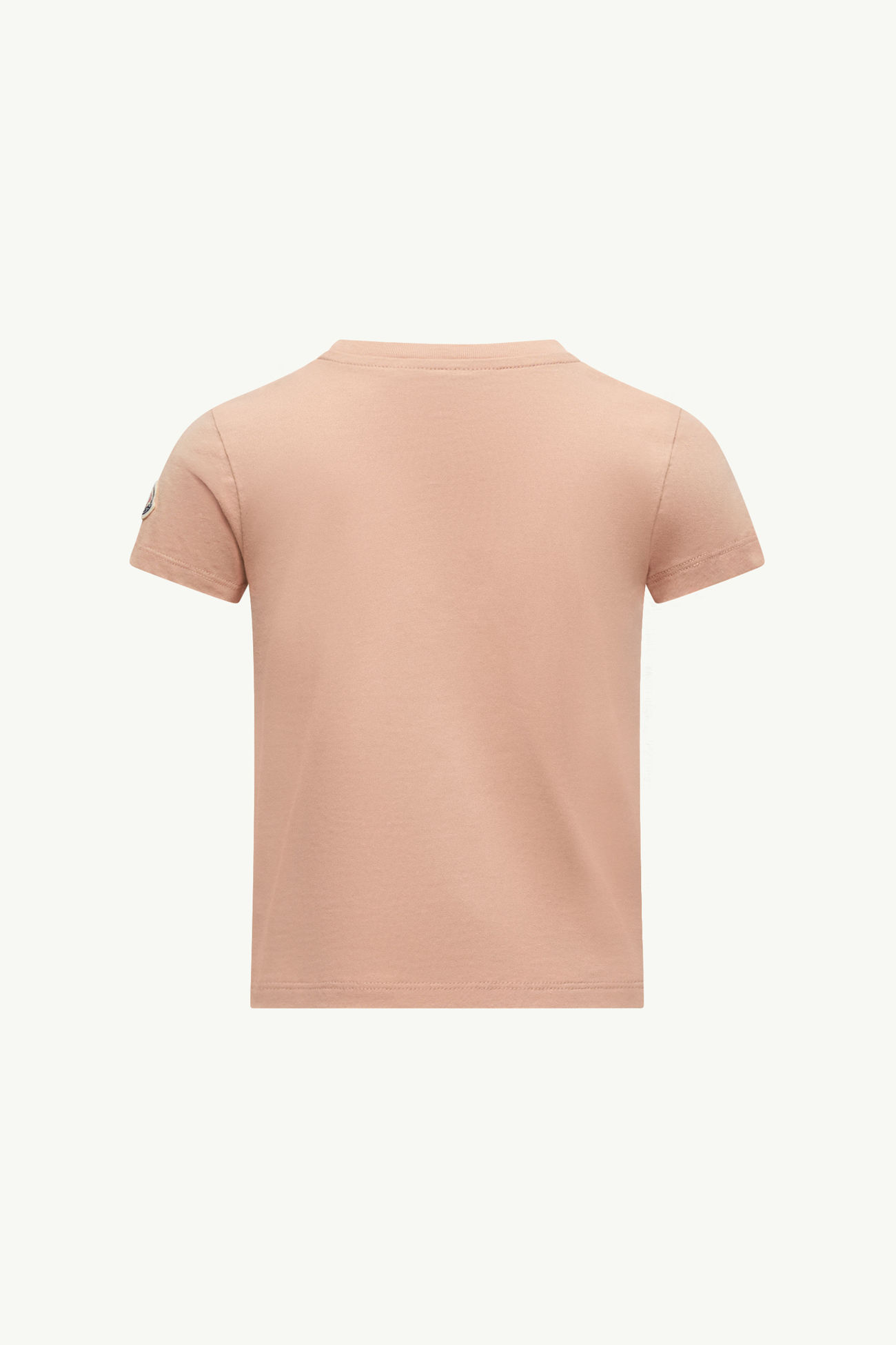 T-shirt in cotone con motivo orsetto Bambina Rosa Chiaro Moncler 3