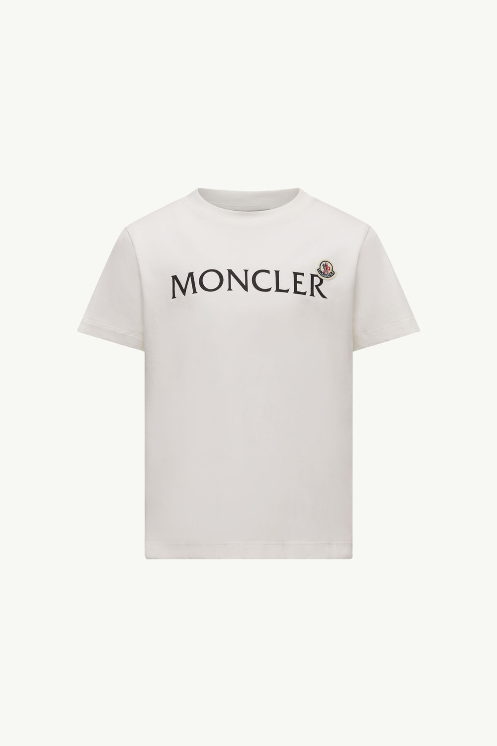 標誌棉質T恤 男童 白色 Moncler 0