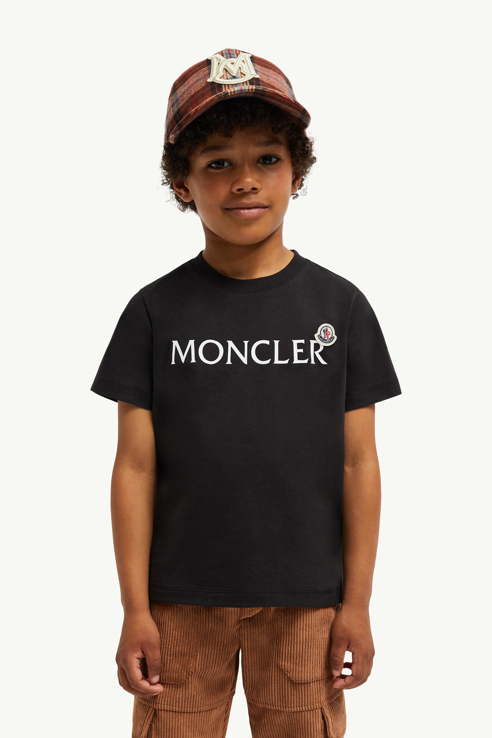 MONCLER ブラック Tシャツ　Lサイズ￼ ブラック Tシャツ : Tシャツ＆ポロシャツ 向けの メンズ | モンクレール