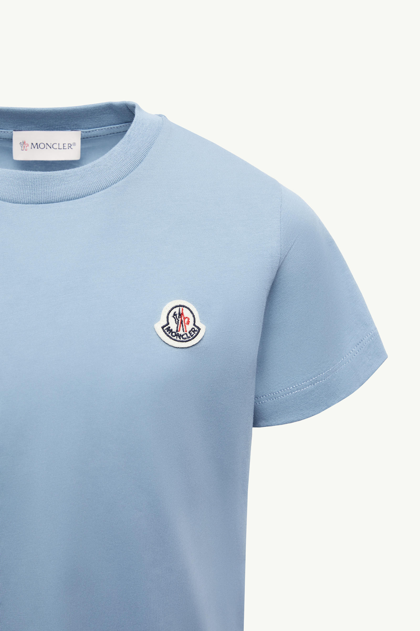 T-shirts en coton à logo (lot de 3) Garçon Moncler 3