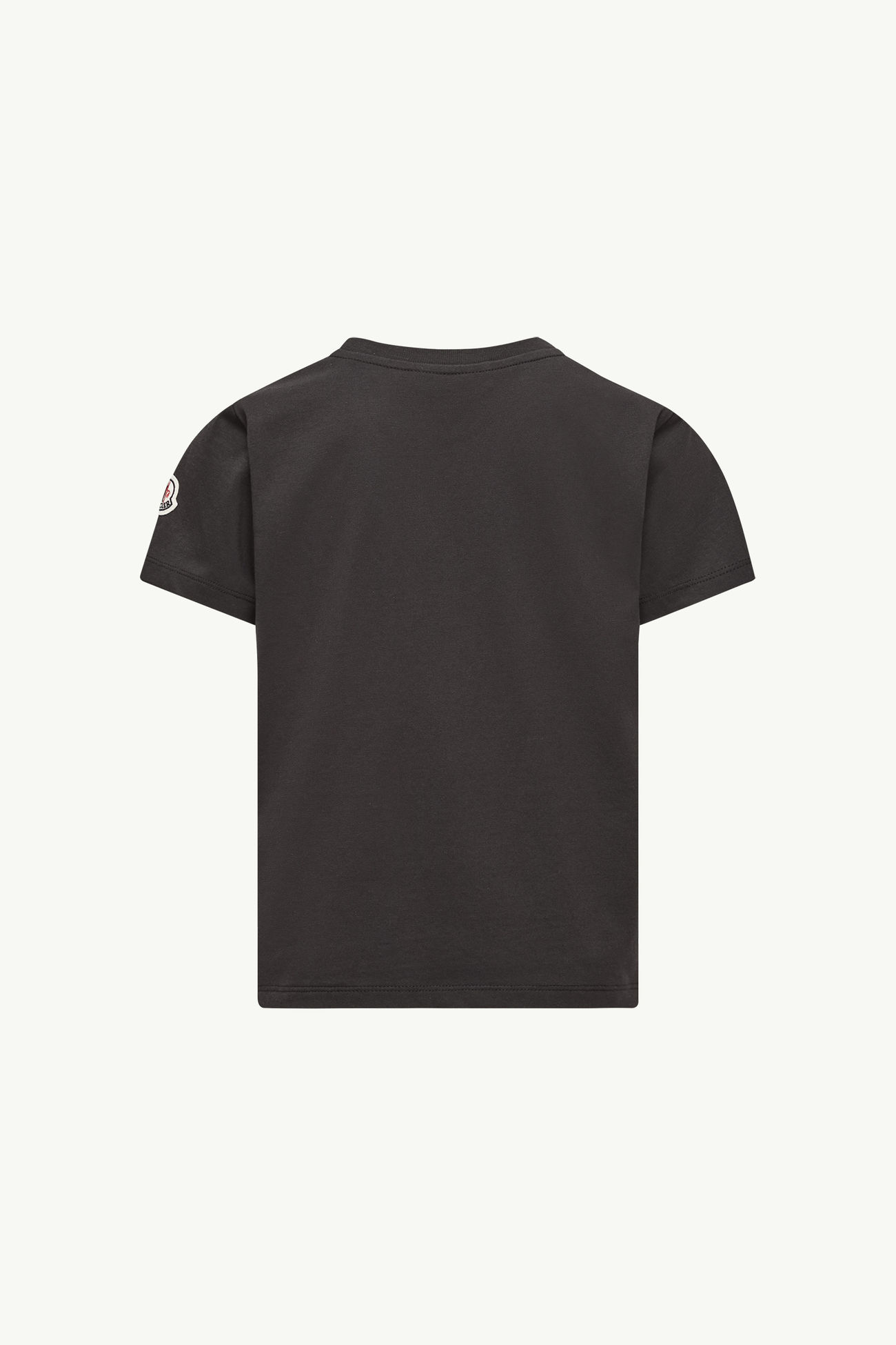 Camiseta de algodón con logotipo de garabatos Niño Negro Moncler 2