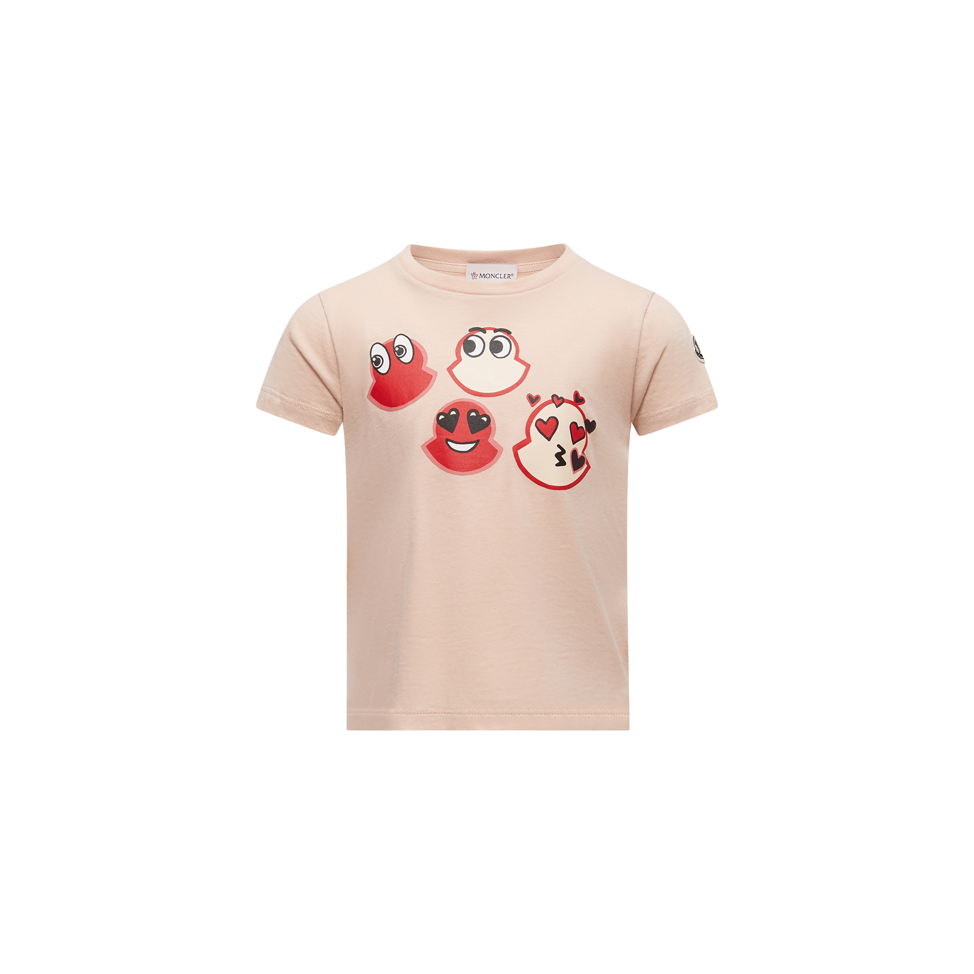 MONCLER ENFANT Girl Cotton T-Shirt Pink Size 12Y