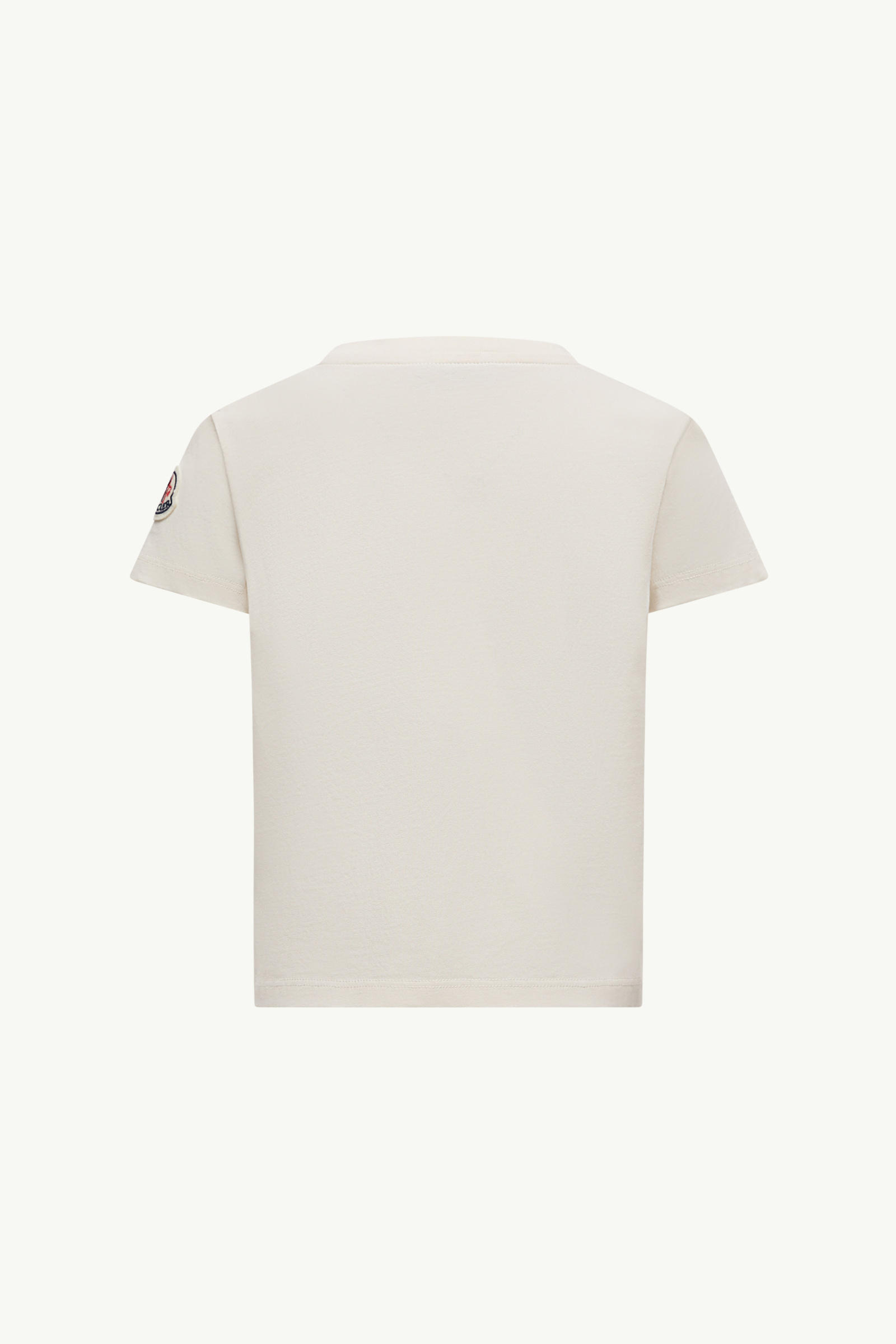 T-shirt en coton à logo cœur Fille Blanc Moncler 3