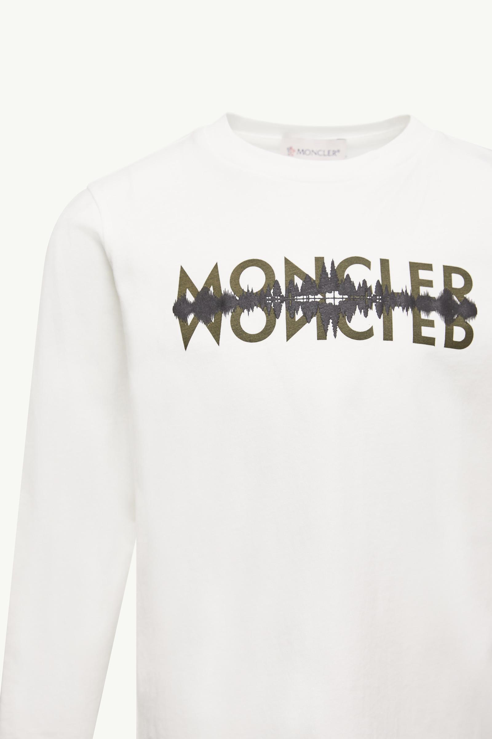 MONCLER ホワイト ポロシャツ M ロゴ モンクレール ポロシャツ