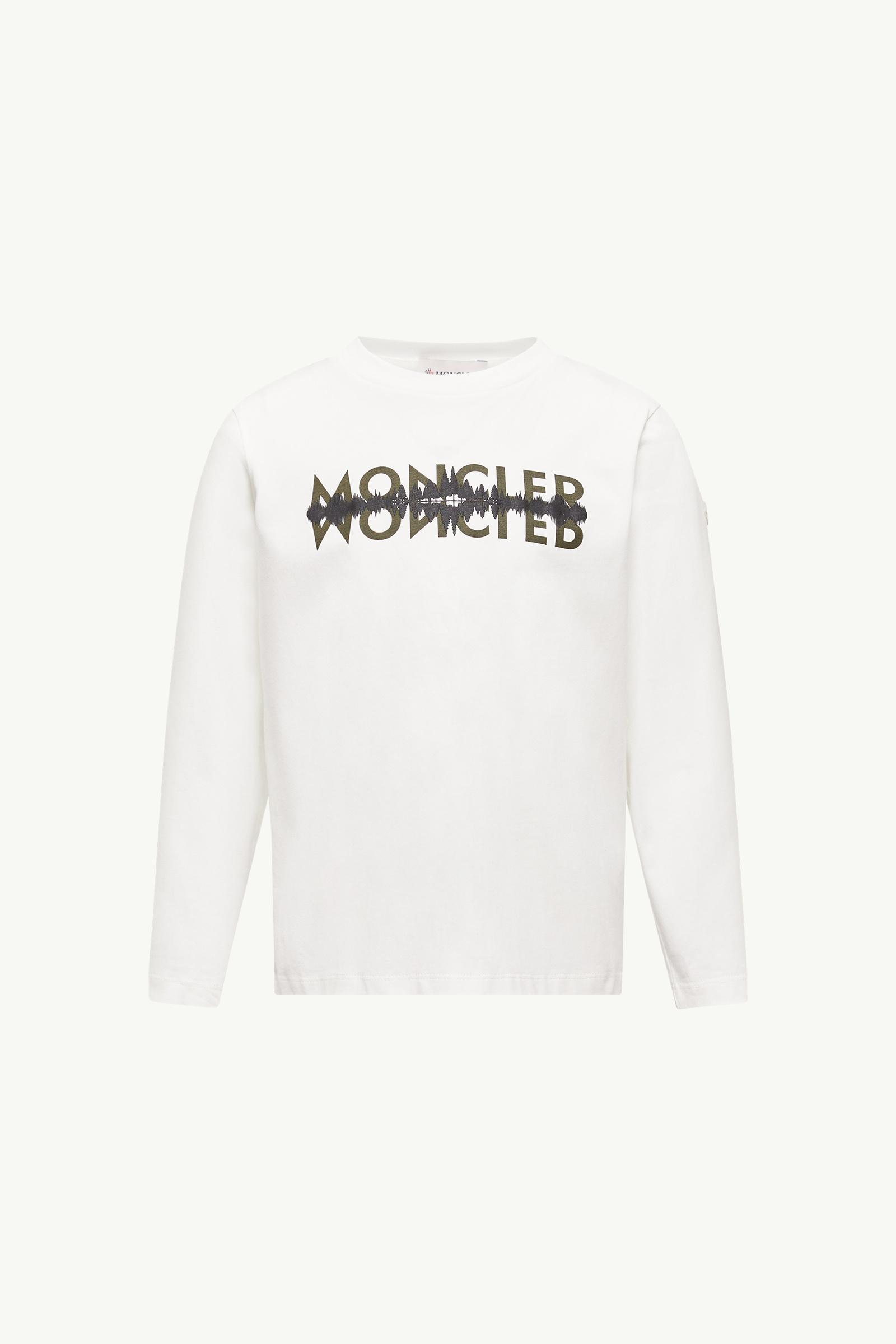 Logo Motif Long Sleeve Cotton T-Shirt_findInBoutique_image