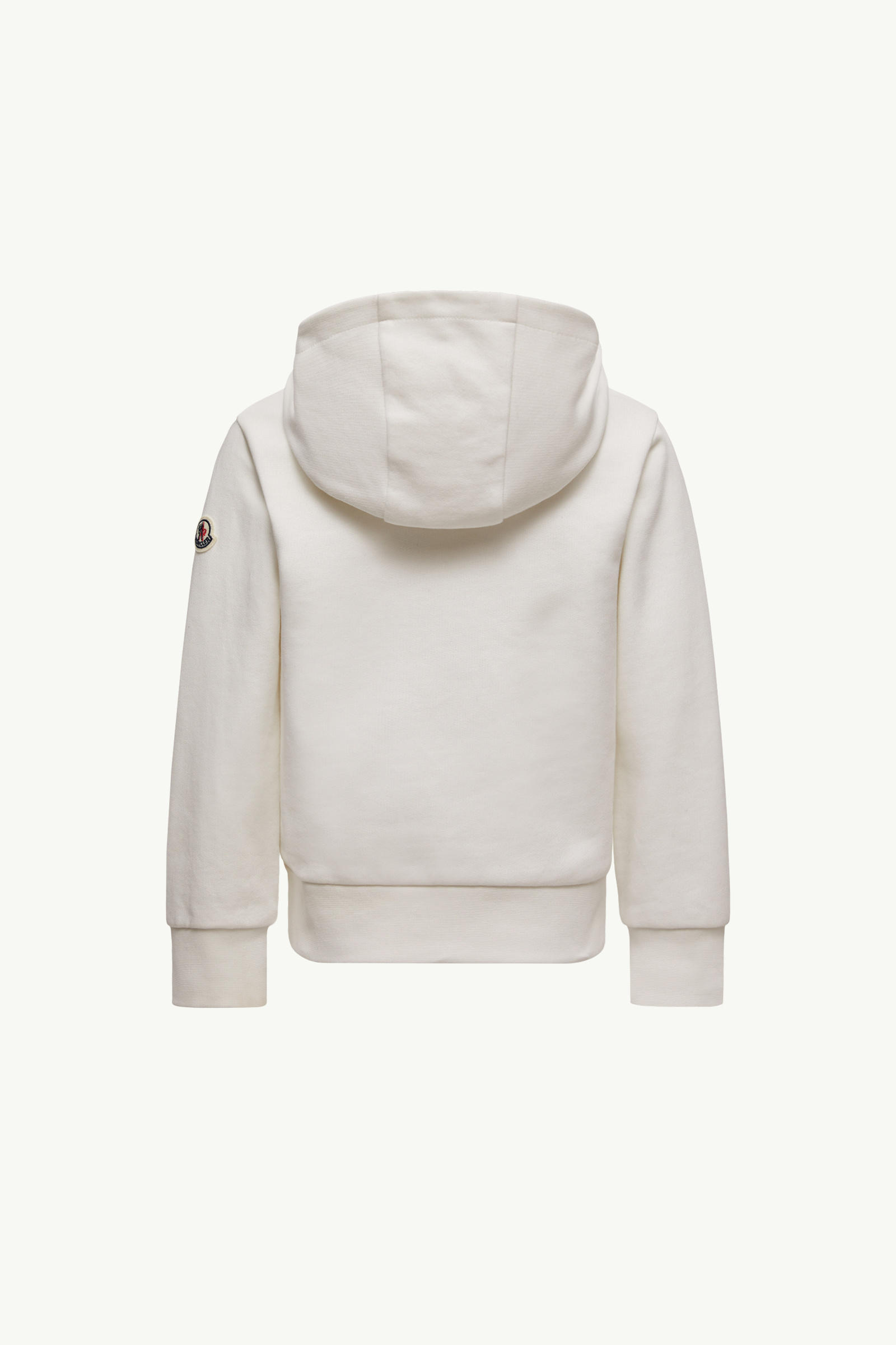 Logo Motif Cotton Hoodie Boy White Moncler 3