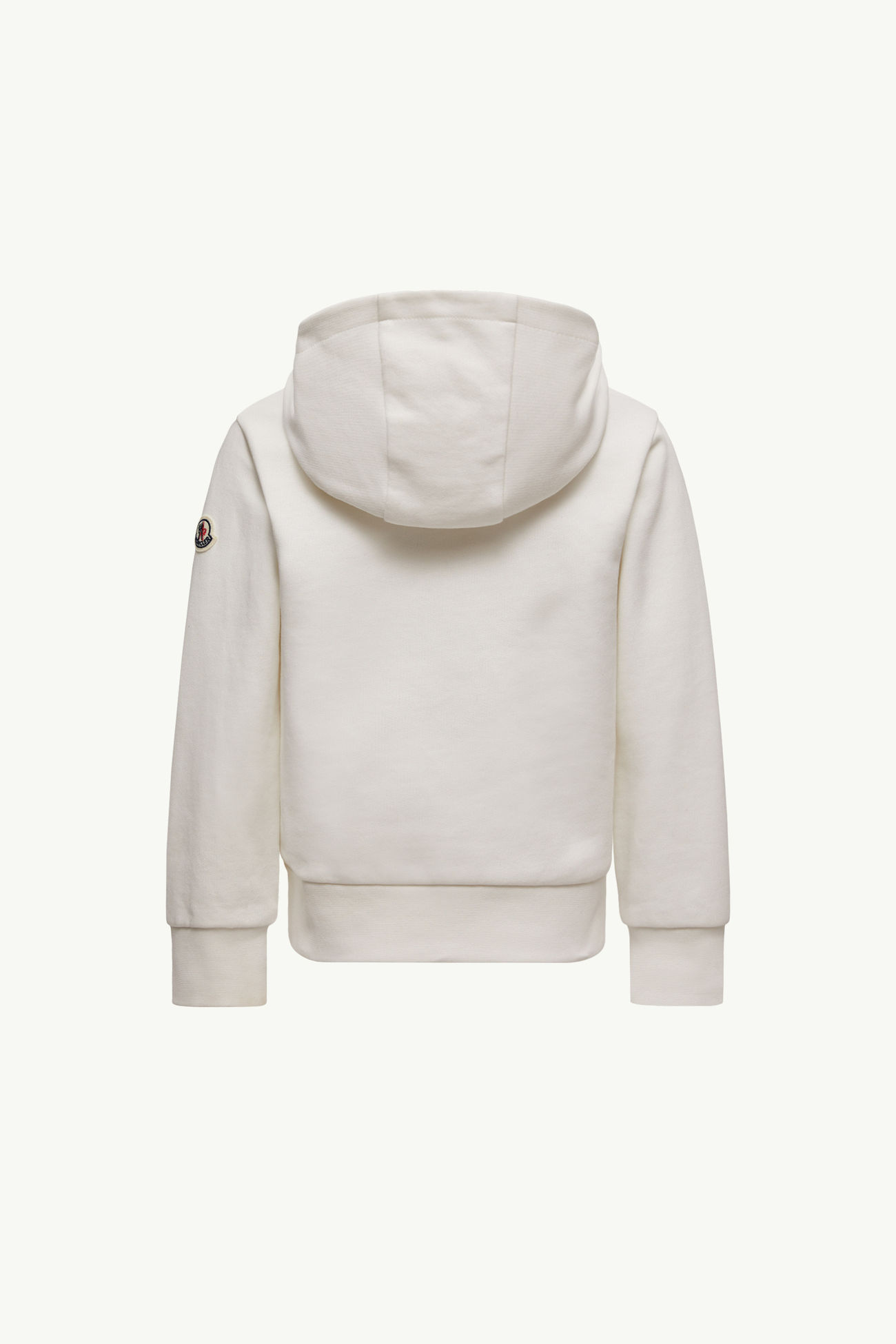 Sudadera con capucha de algodón y motivo con logotipo Niño Blanco Moncler 3