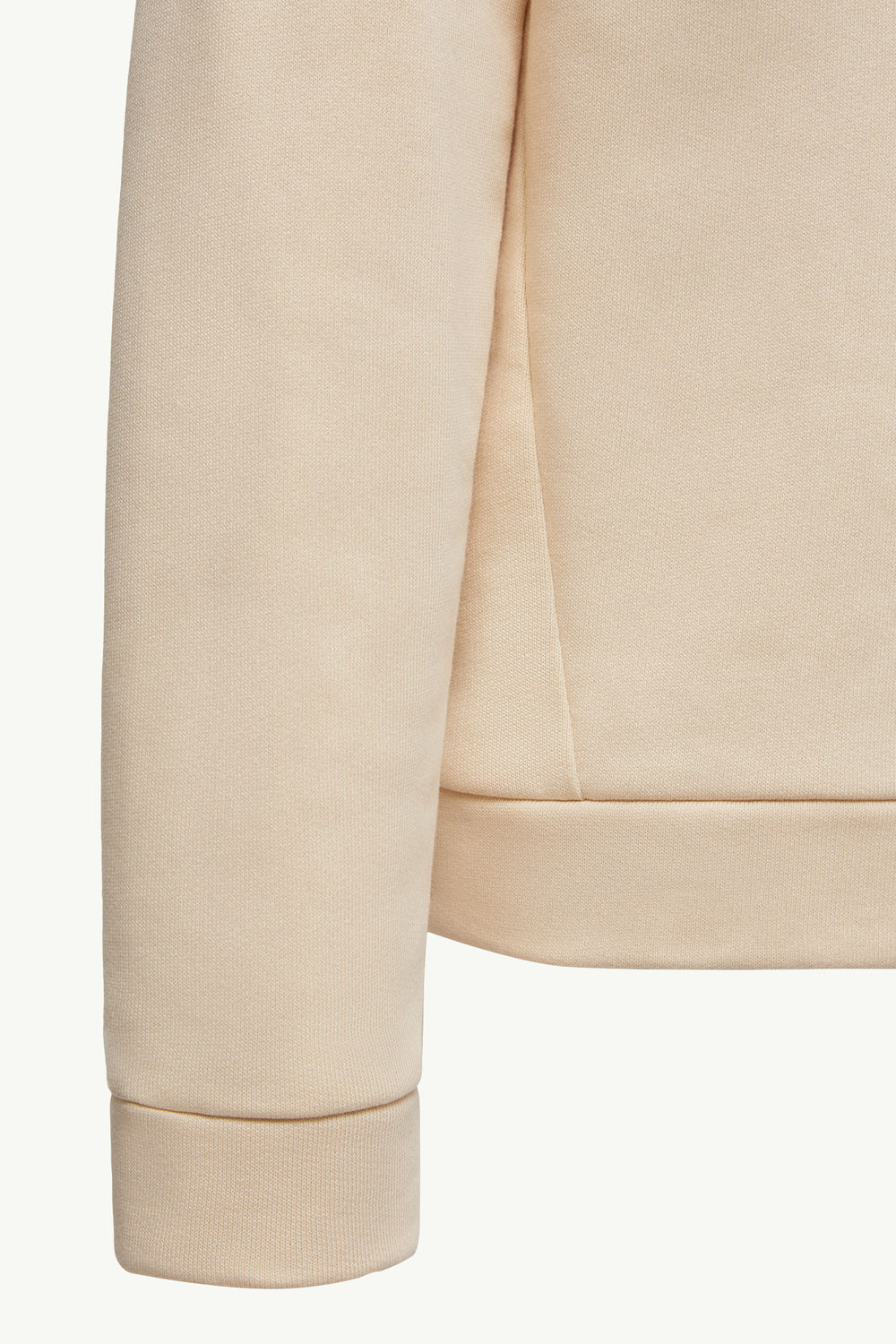 Embroidered Logo Cotton Sweatshirt Girl White Ivory Moncler 4
