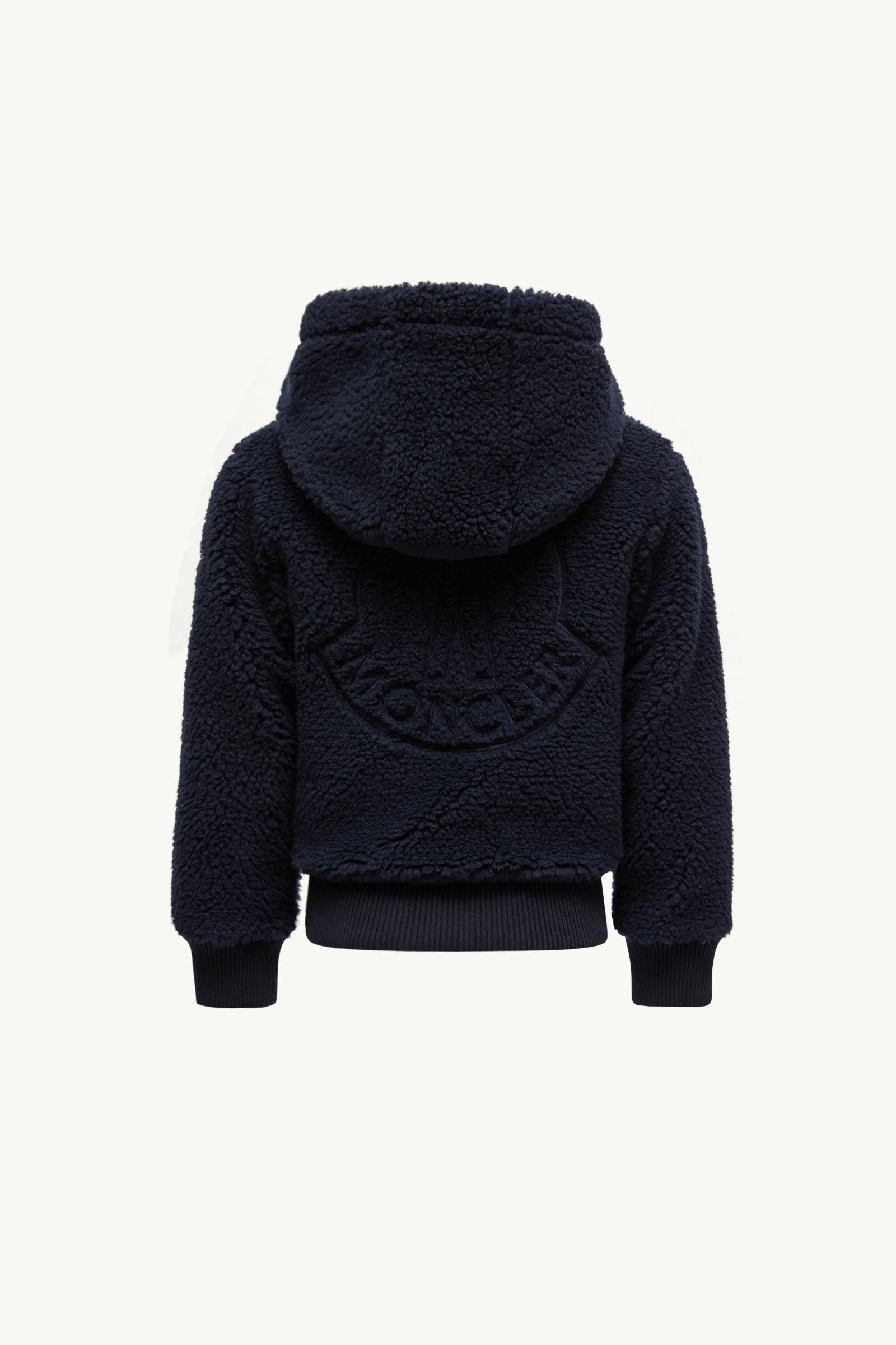 Teddy Zip-Up Hoodie Boy Night Blue Moncler 3