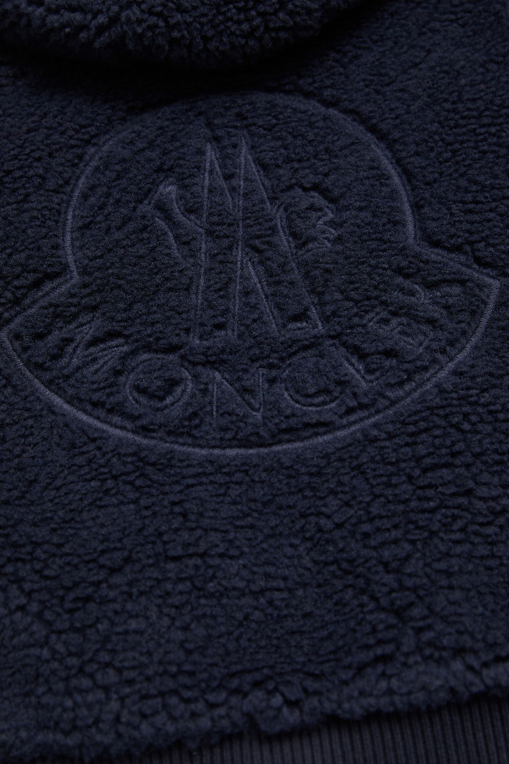Teddy Zip-Up Hoodie Boy Night Blue Moncler 6