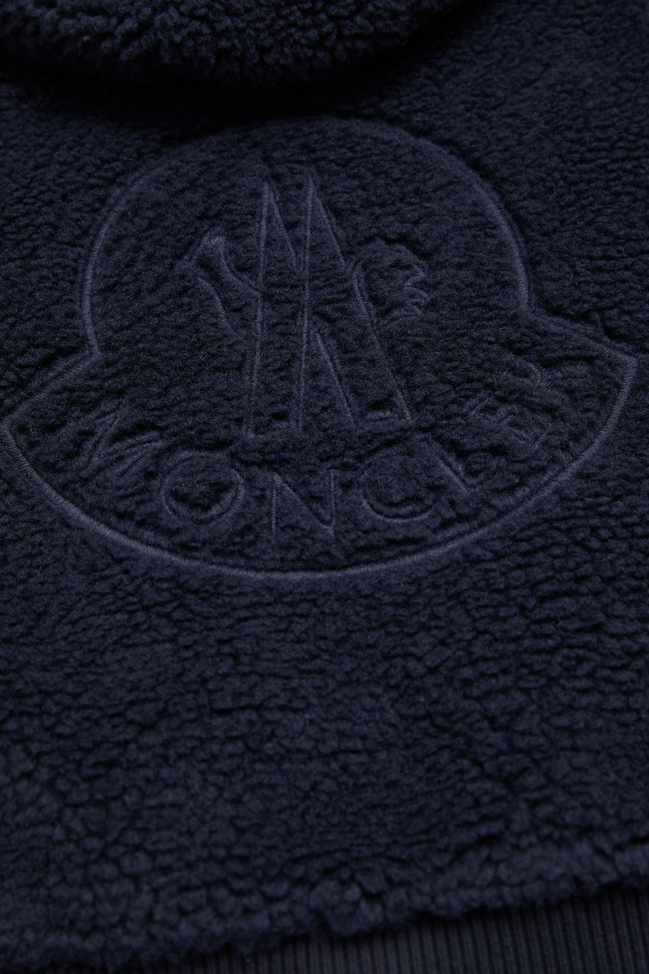 Teddy Zip-Up Hoodie Boy Night Blue Moncler 6