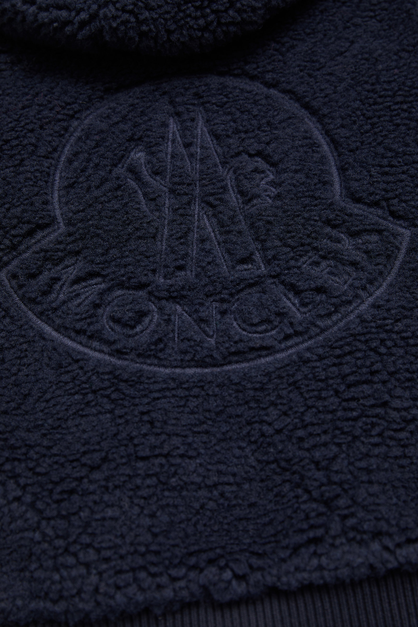Teddy Zip-Up Hoodie Boy Night Blue Moncler 6