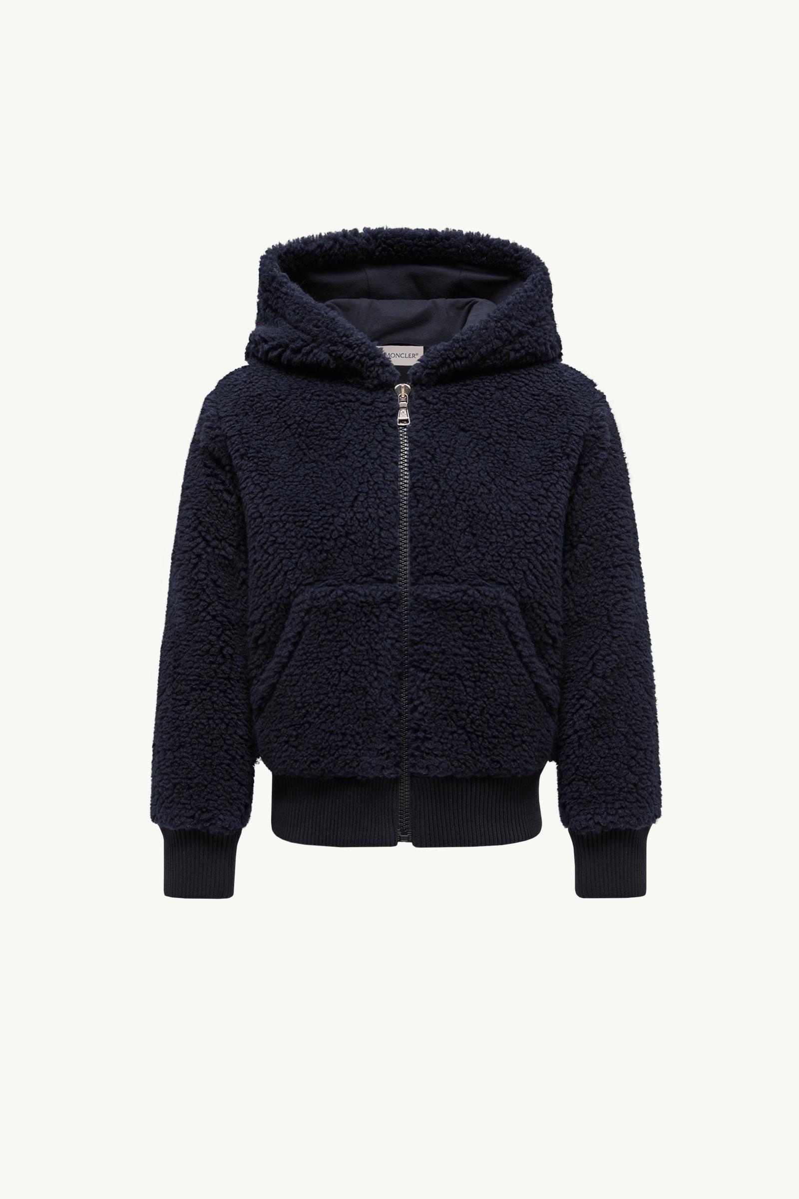 Night Blue Teddy Zip-Up Hoodie - Sweatshirts & Knitwear for