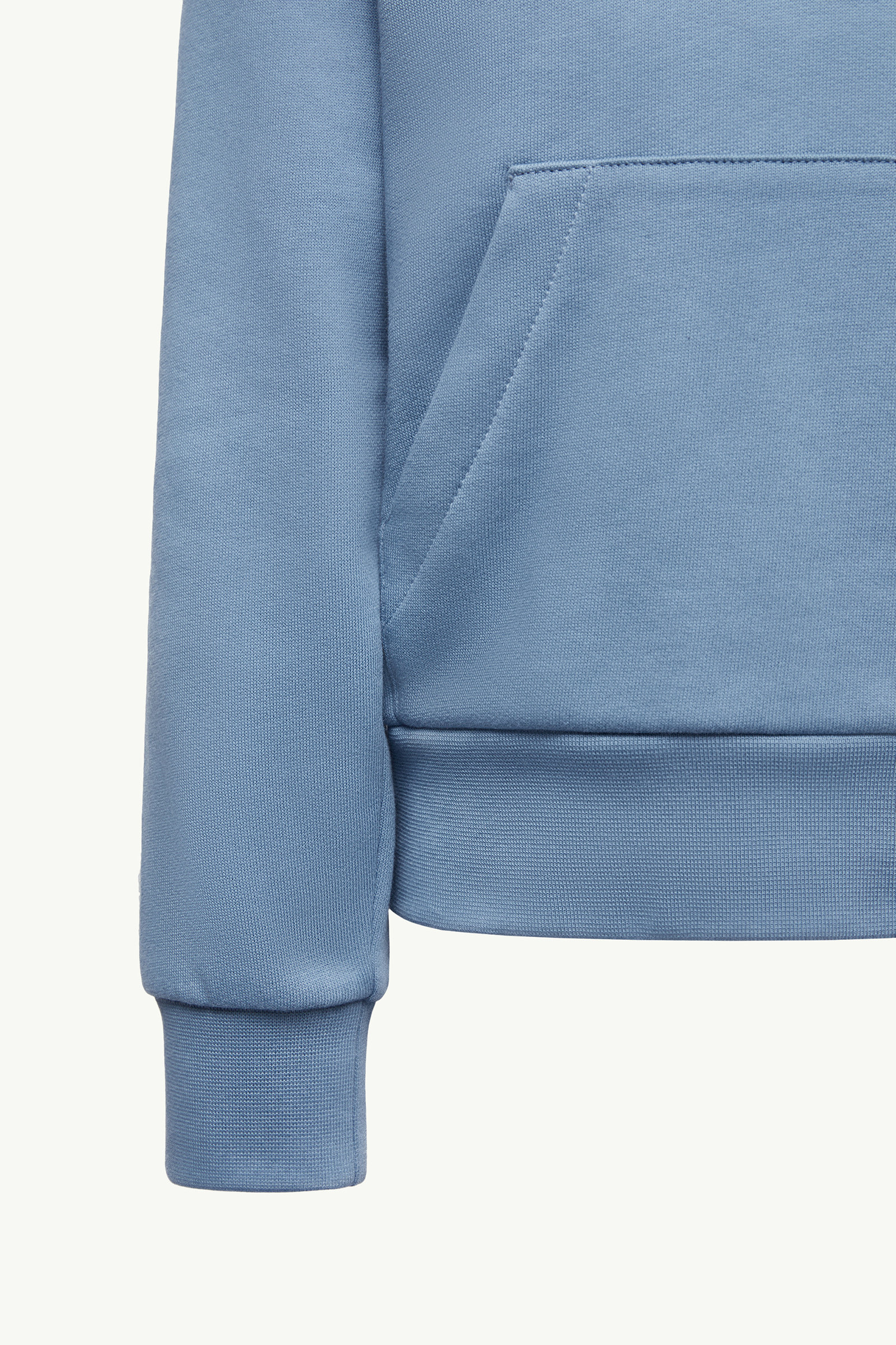 Logo Cotton Hoodie Boy Cobalt Blue Moncler 4
