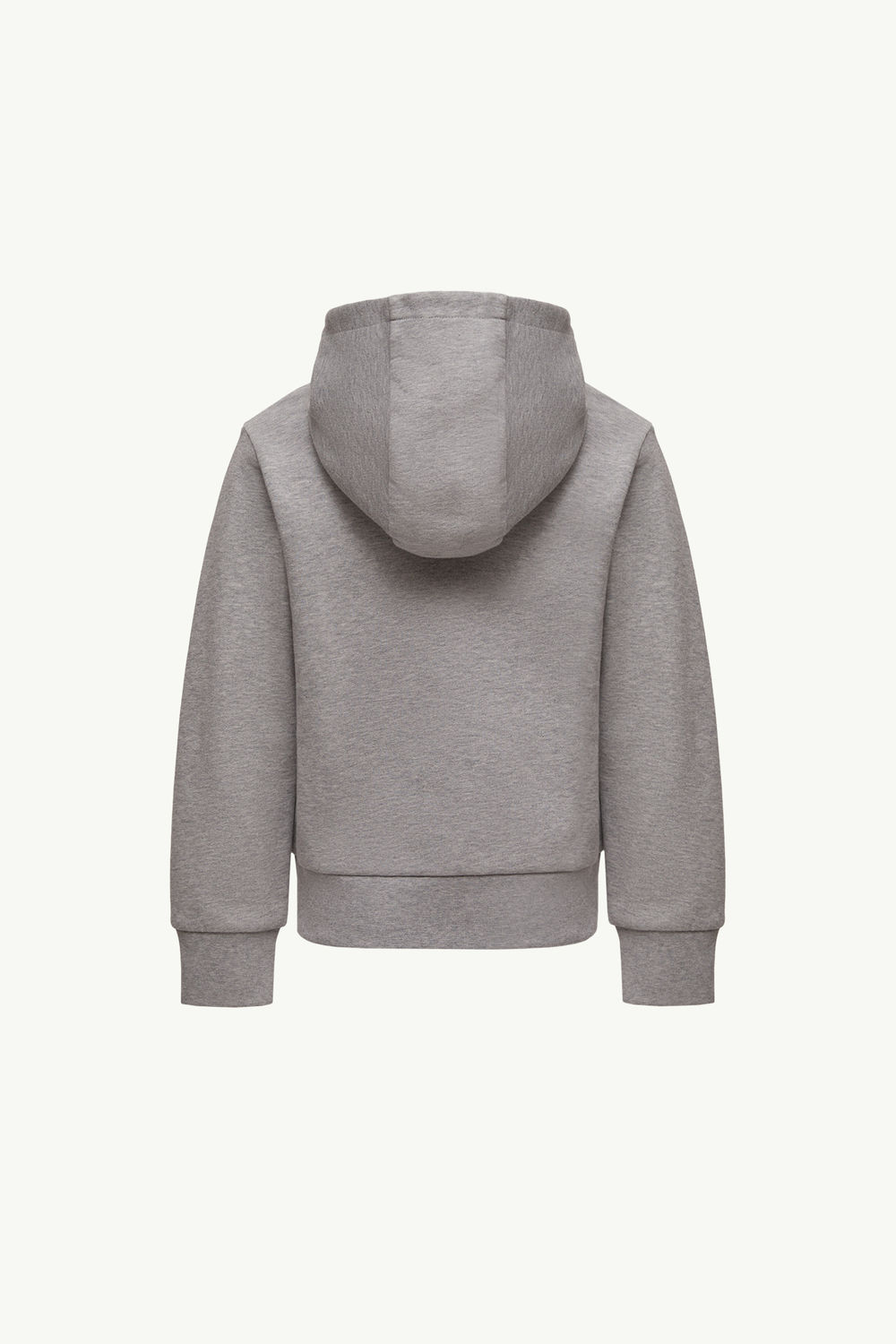 Logo Cotton Hoodie Boy Gray Moncler 2