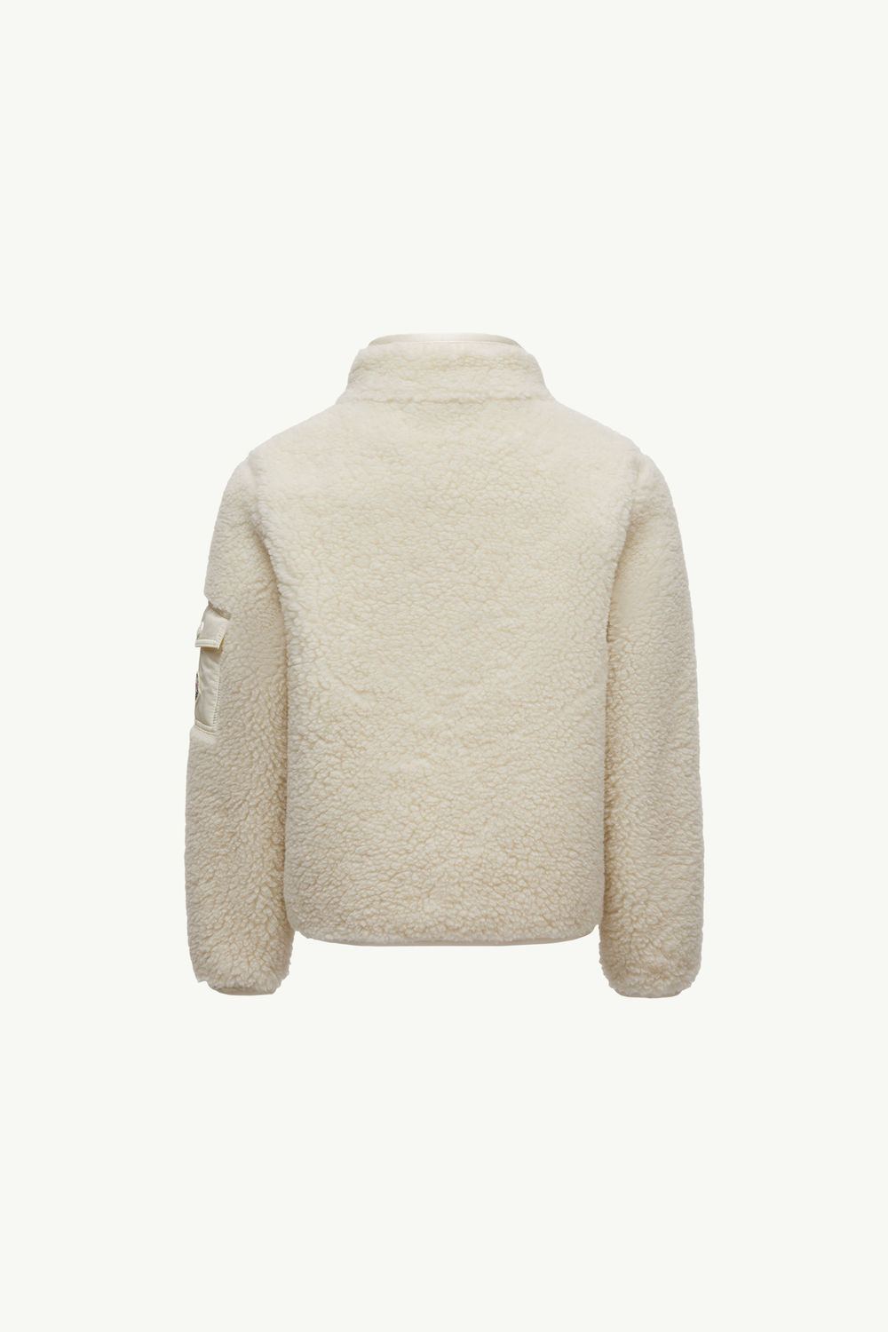 Sweatshirt aus Teddystoff mit Reißverschluss Jungen Weiß Moncler 3