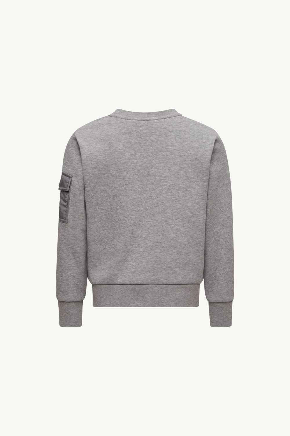 Cotton Sweatshirt Boy Gray Moncler 2