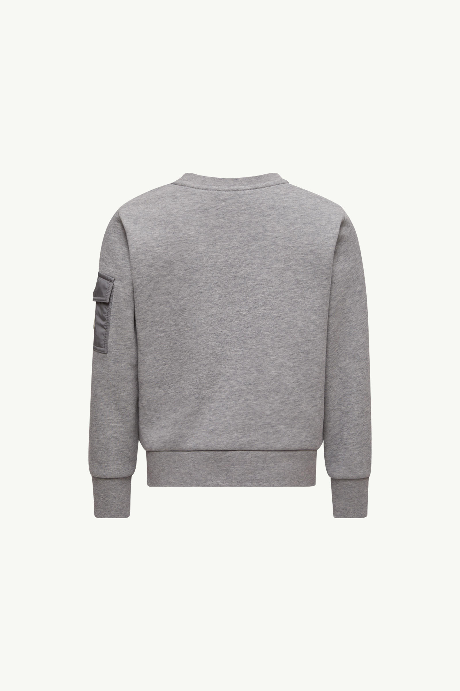 Cotton Sweatshirt Boy Gray Moncler 2