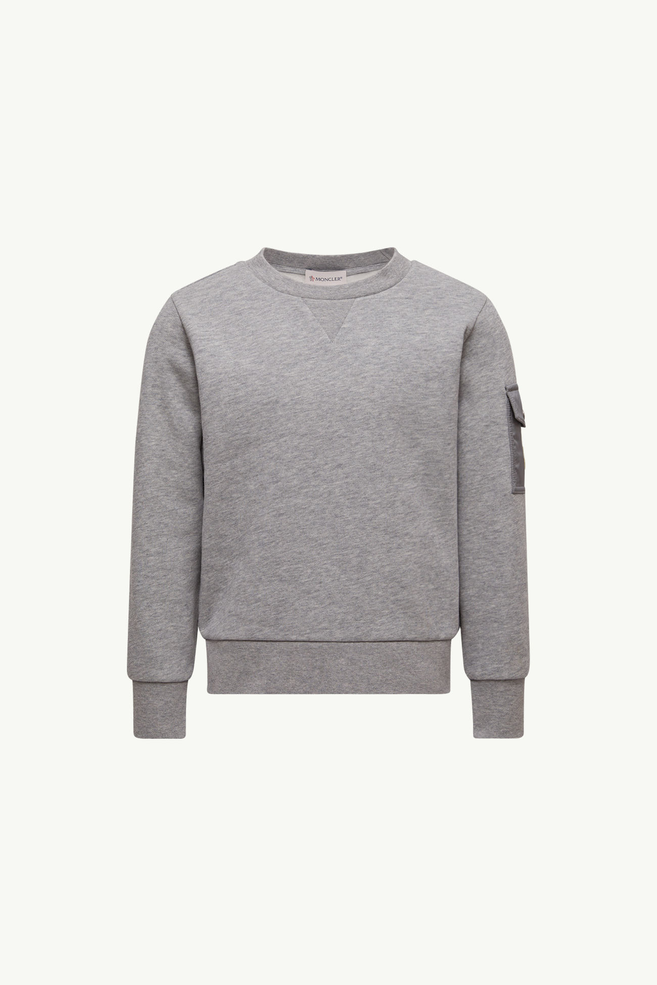 Sudadera de algodón Niño Gris Moncler 0