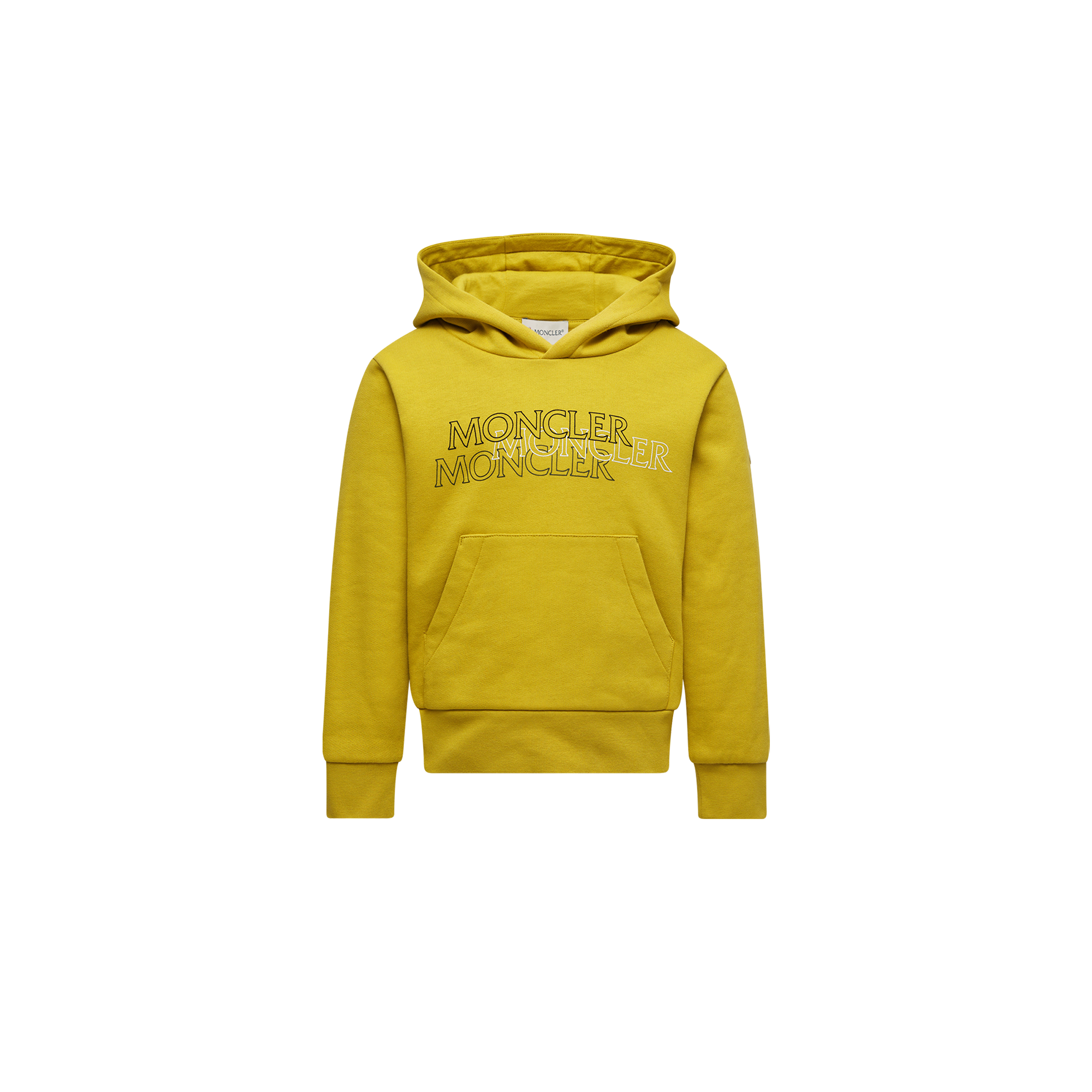 Moncler Enfant Boy's Cotton Hoodie - Yellow - Size 12Y