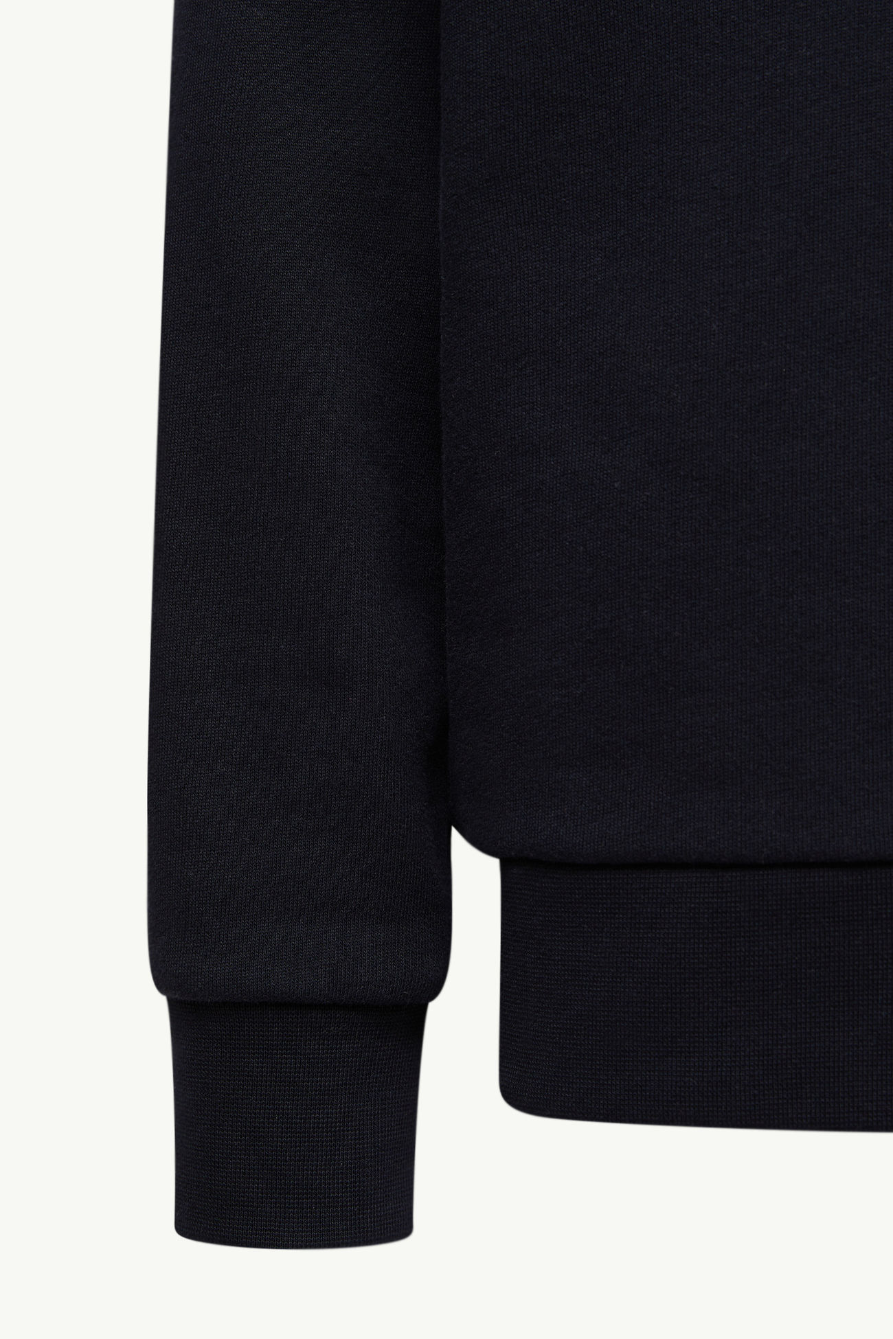 Sweatshirt aus Baumwolle mit Teddy-Logo Jungen Navyblau Moncler 4