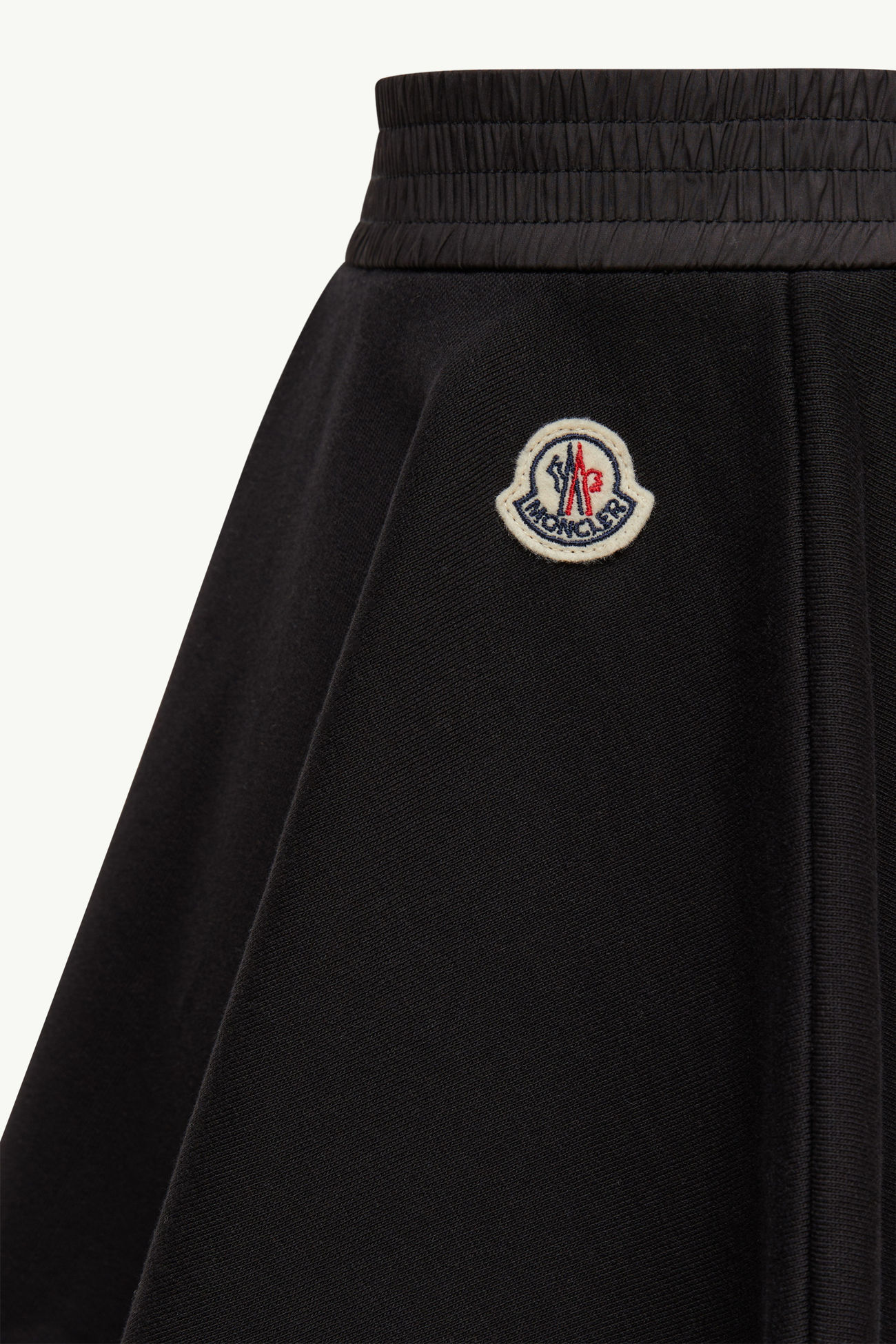 喇叭形棉質迷你半截裙 女童 黑色 Moncler 2