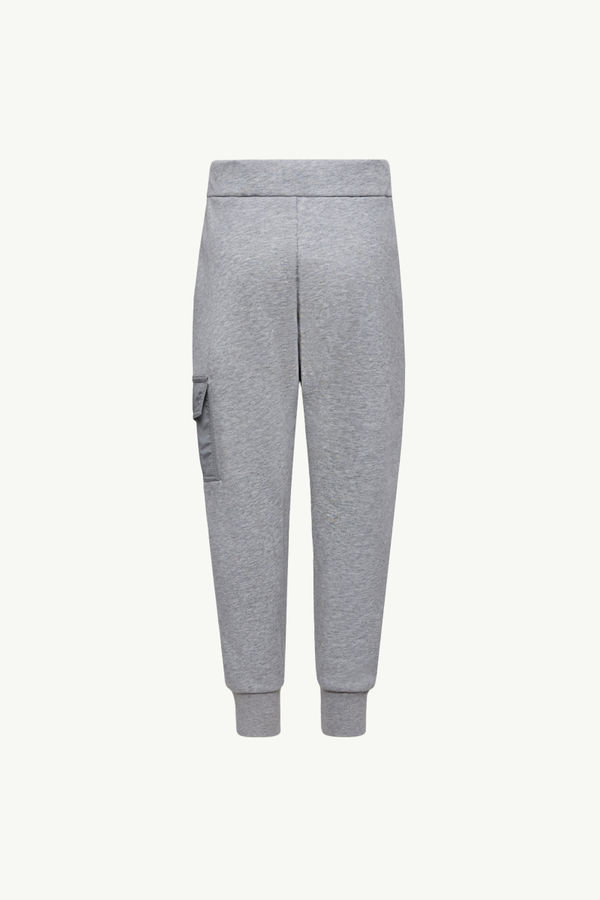 Cotton Track Pants Boy Gray Moncler 2