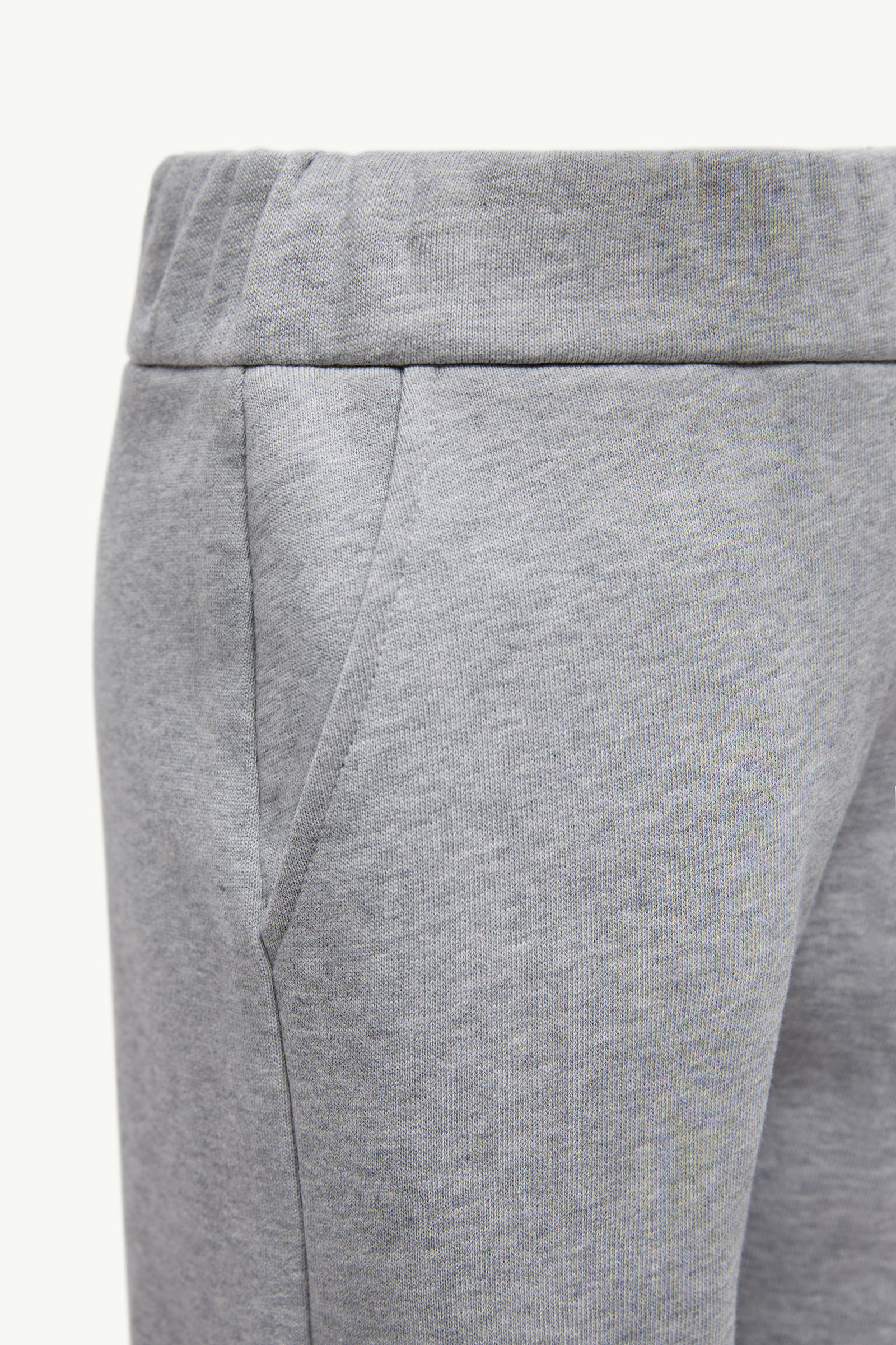 Cotton Track Pants Boy Gray Moncler 3