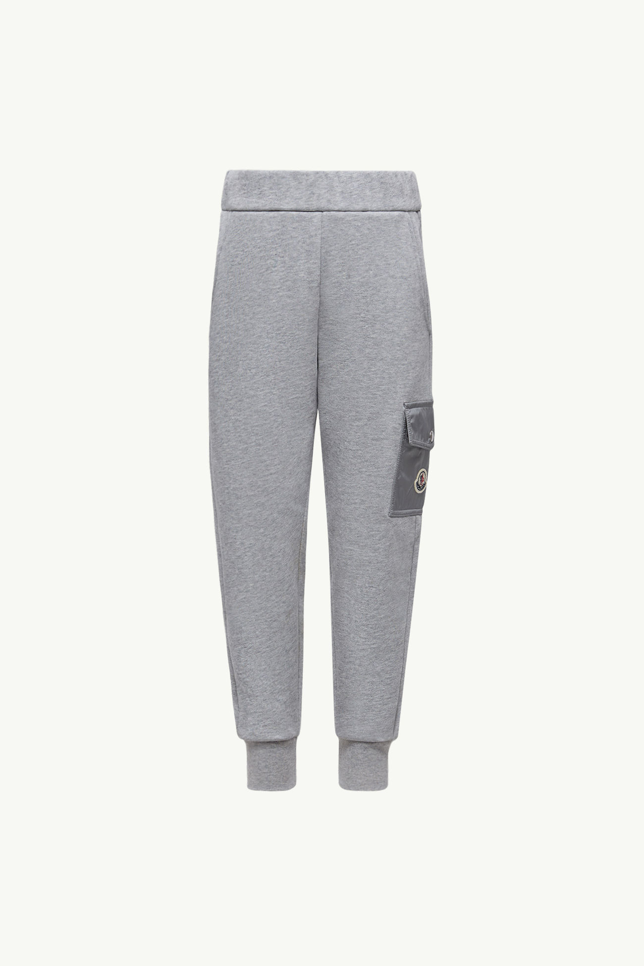 Jogginghose aus Baumwolle Jungen Grau Moncler 0