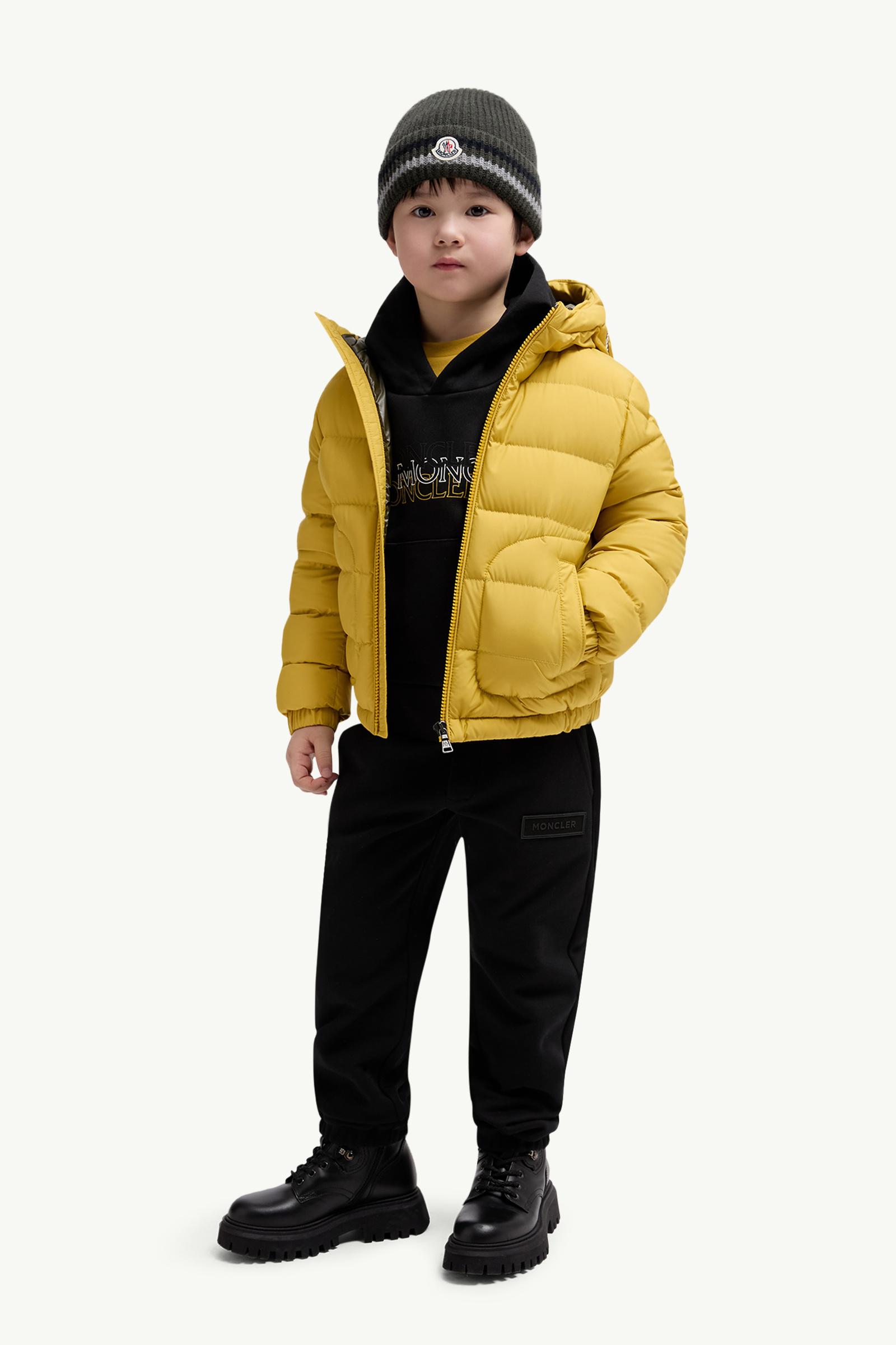 Cotton Track Pants Boy Black Moncler 1