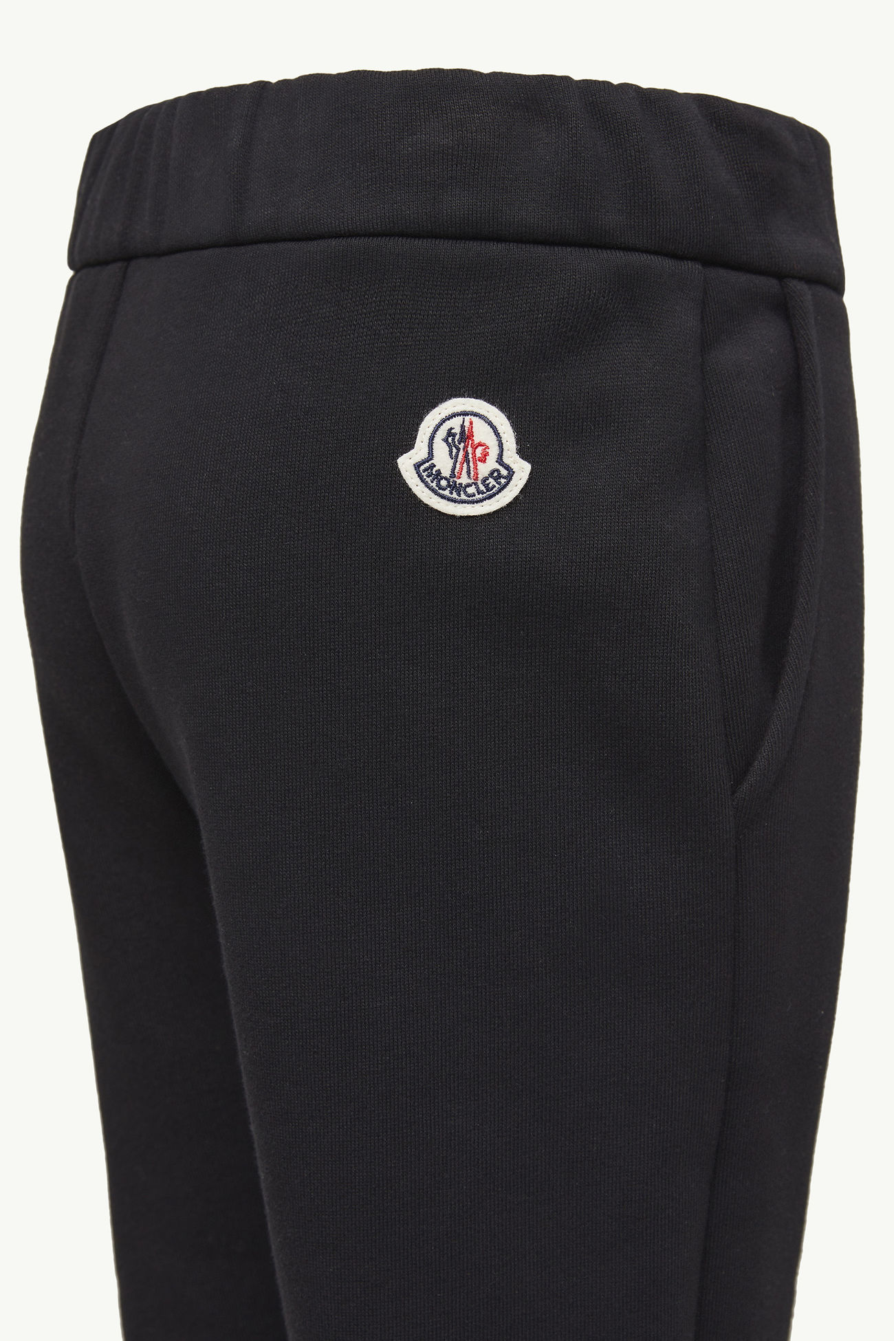 Pantalones deportivos de algodón Niño Negro Moncler 4