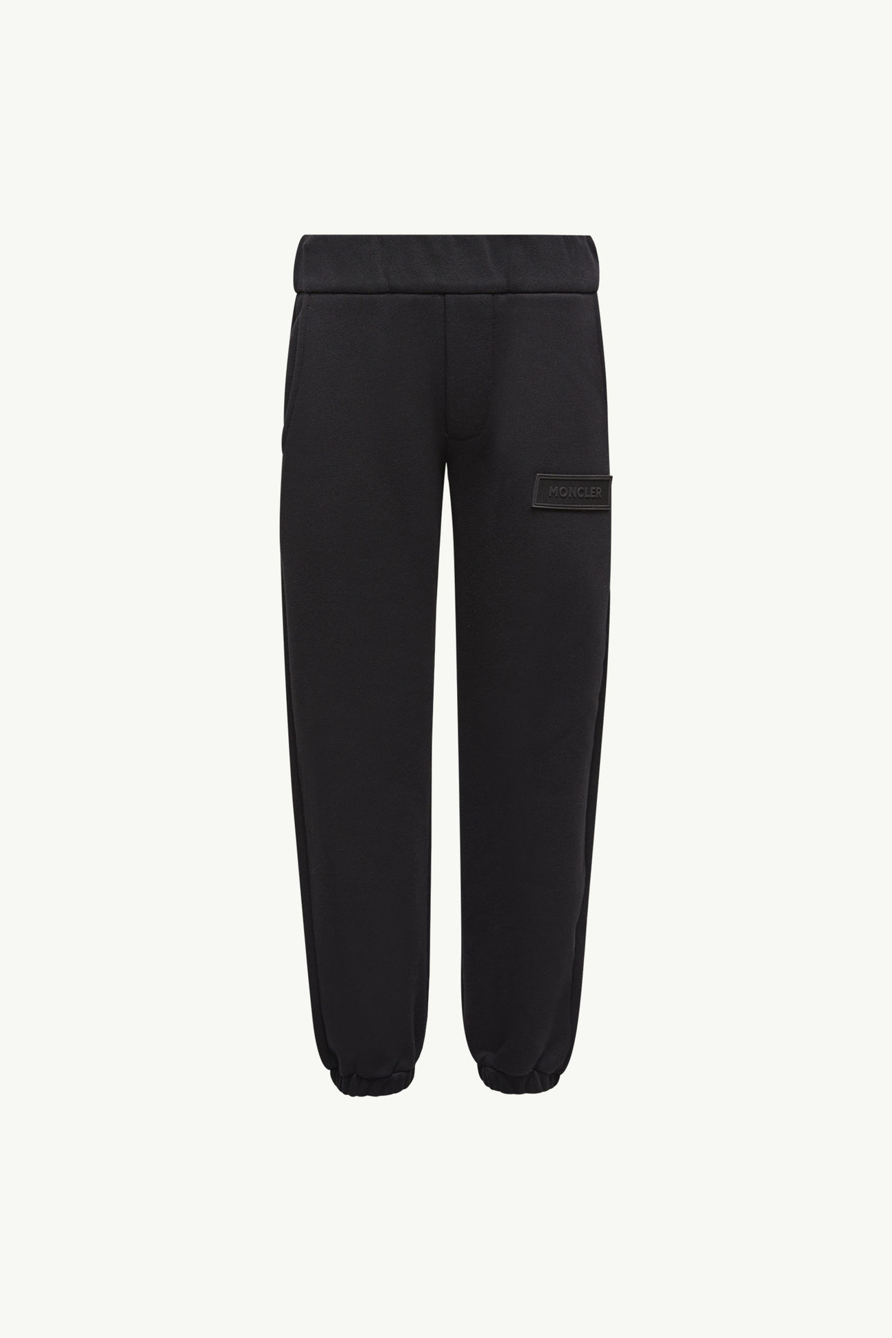 Pantalones deportivos de algodón Niño Negro Moncler 0
