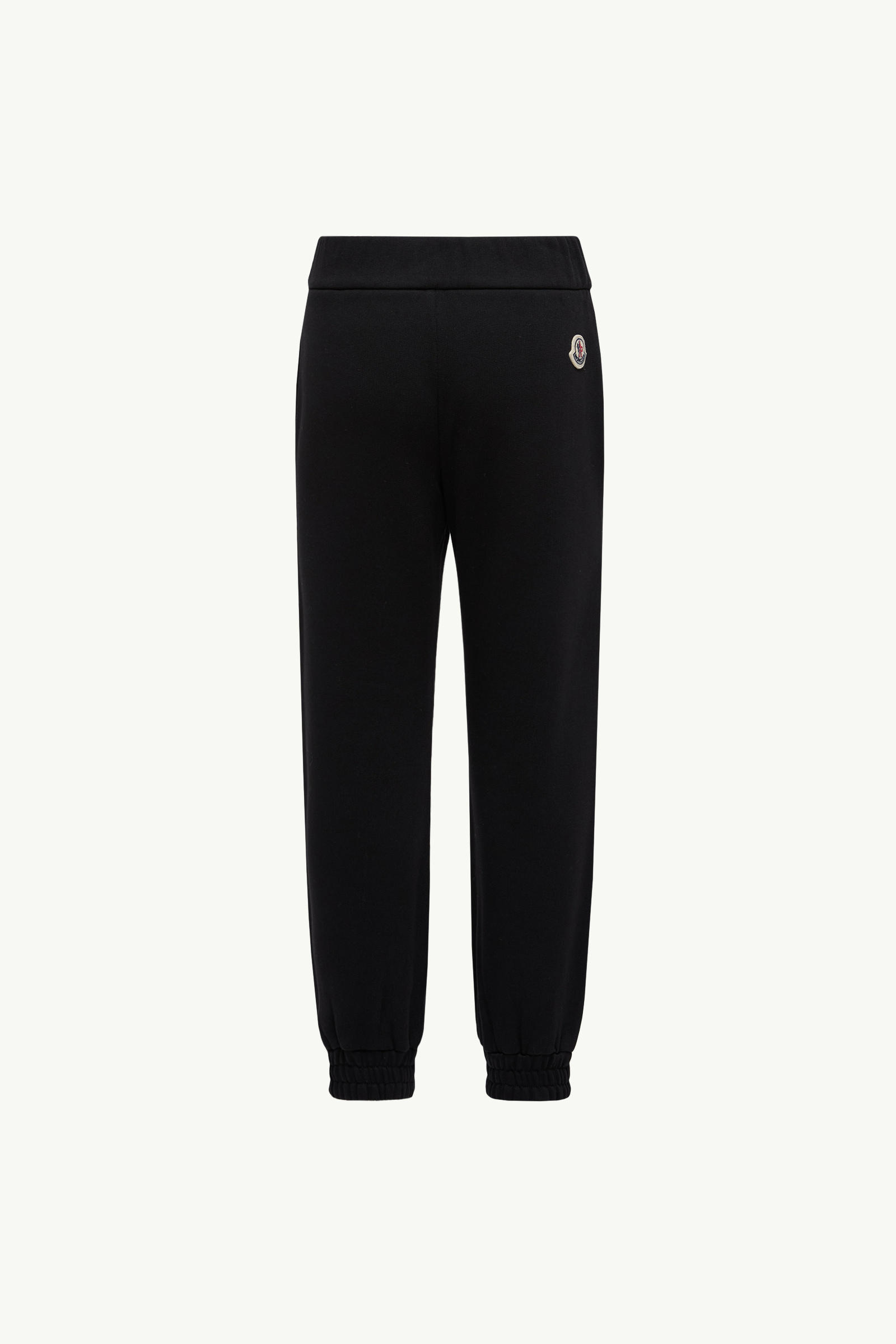 Cotton Track Pants Girl Black Moncler 2