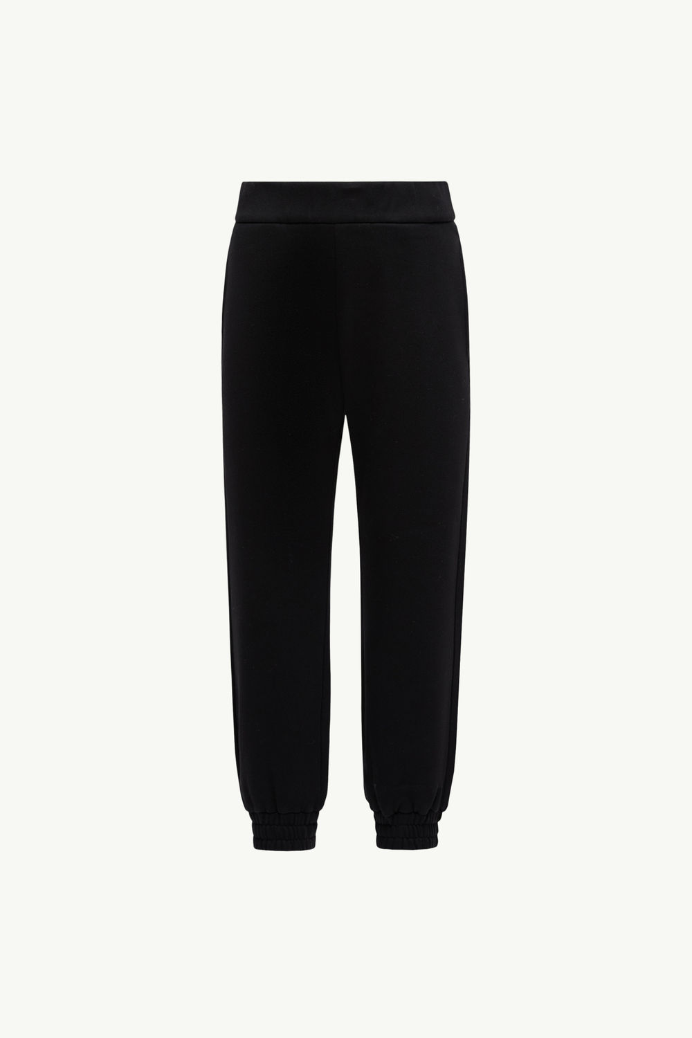 Cotton Track Pants Girl Black Moncler 0