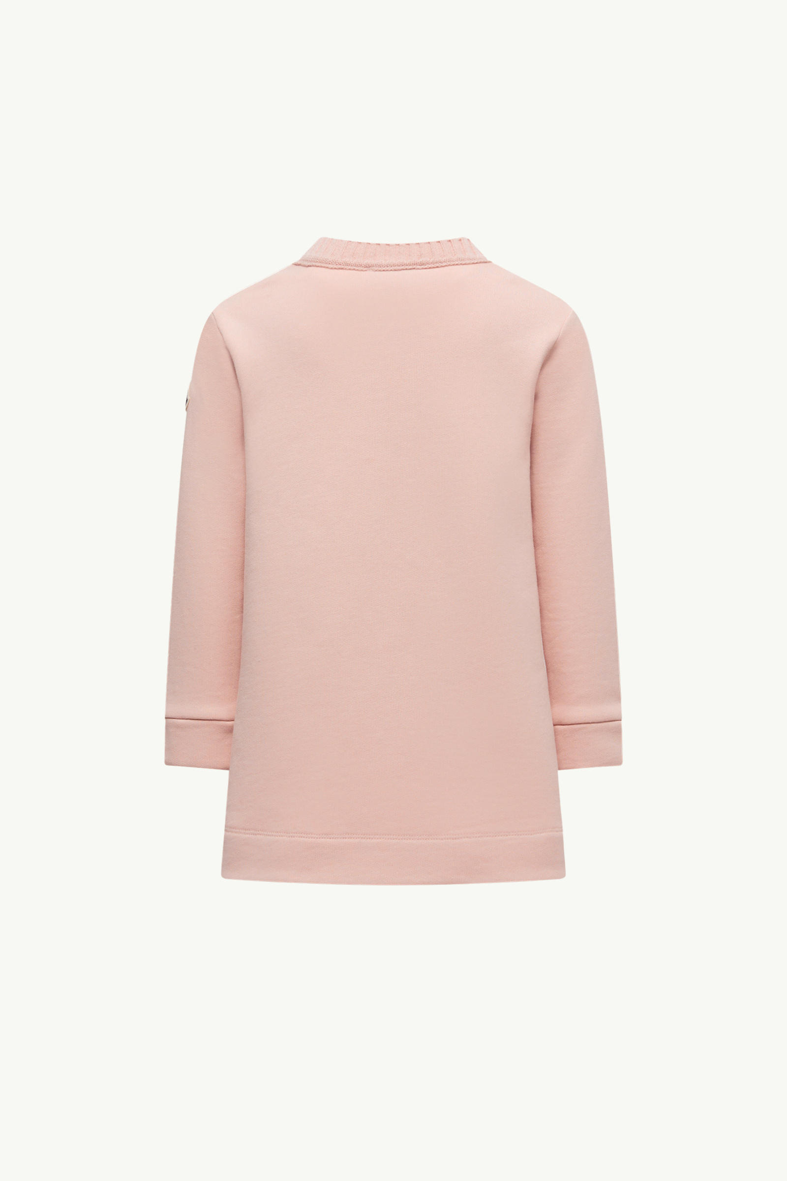 Cotton Sweatshirt Dress Girl Light Pink Moncler 3