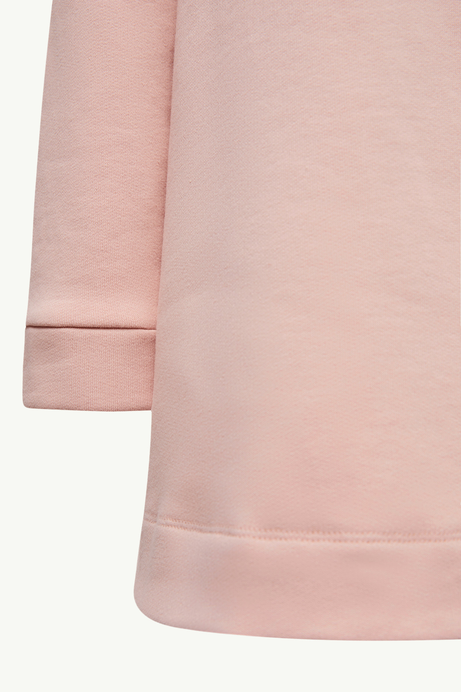 Cotton Sweatshirt Dress Girl Light Pink Moncler 5