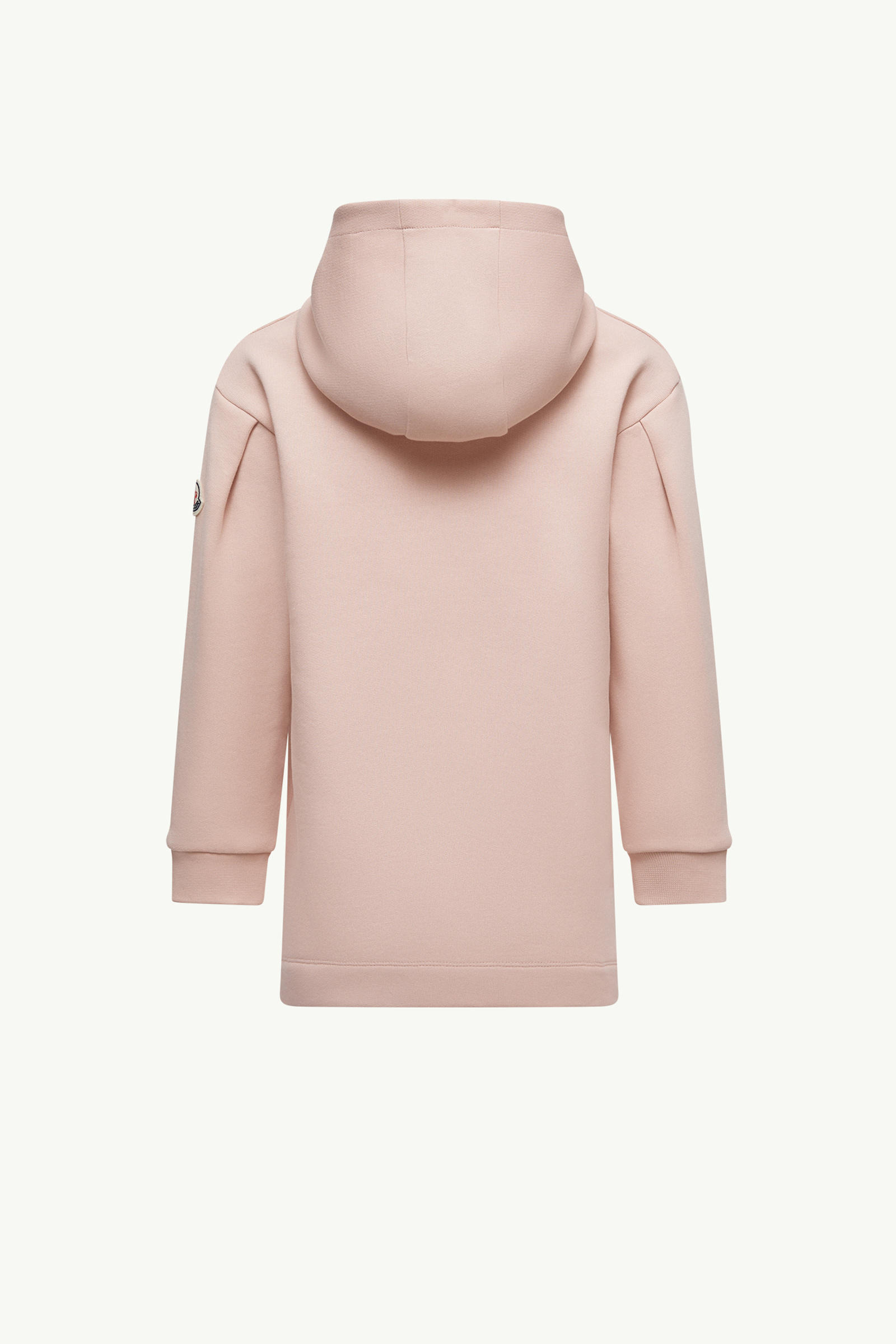 Felpa con Cappuccio in Cotone con Motivo Cuore Bambina Rosa Chiaro Moncler 3