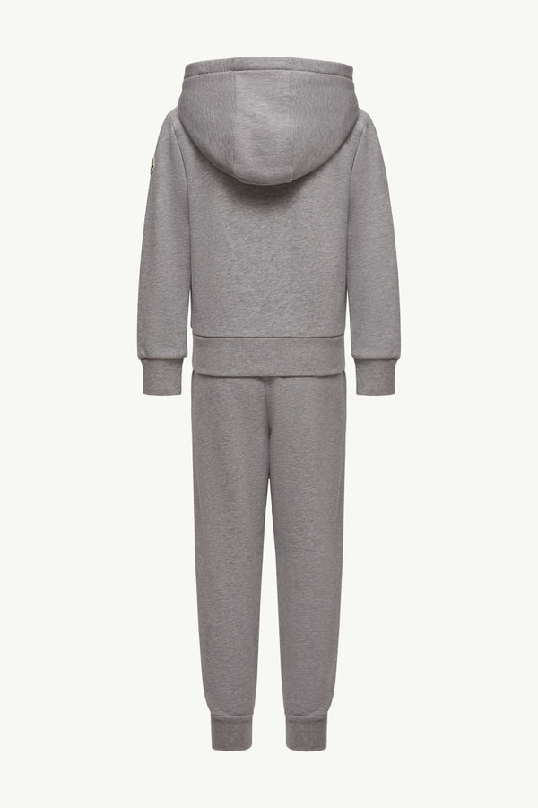 Trainingsanzugsset aus Baumwolle Jungen Grau Moncler 3