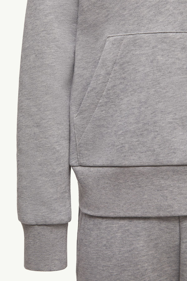 Cotton Tracksuit Set Boy Gray Moncler 4