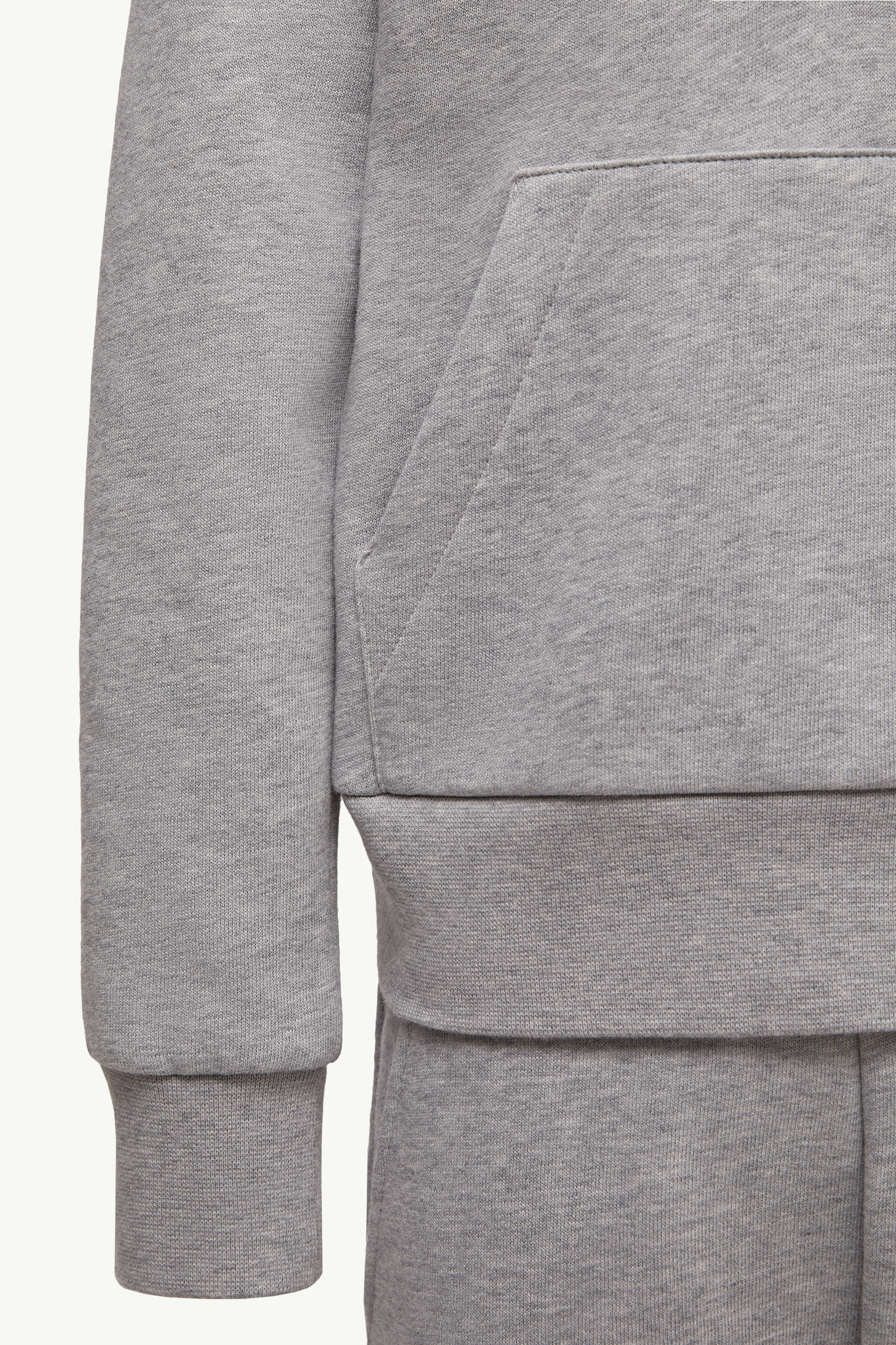 Cotton Tracksuit Set Boy Gray Moncler 4