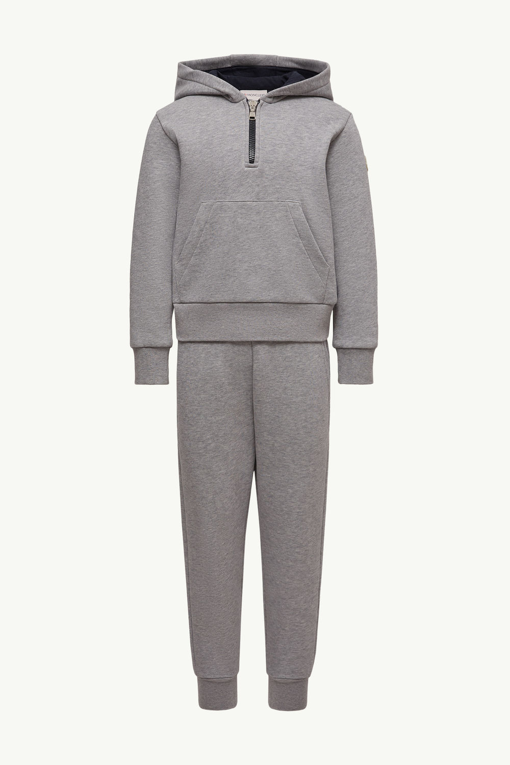 Ensemble de survêtement en coton Garçon Gris Moncler 0