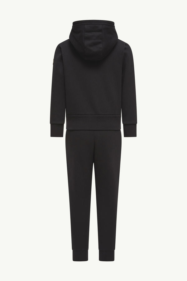 Cotton Tracksuit Boy Black Moncler 3