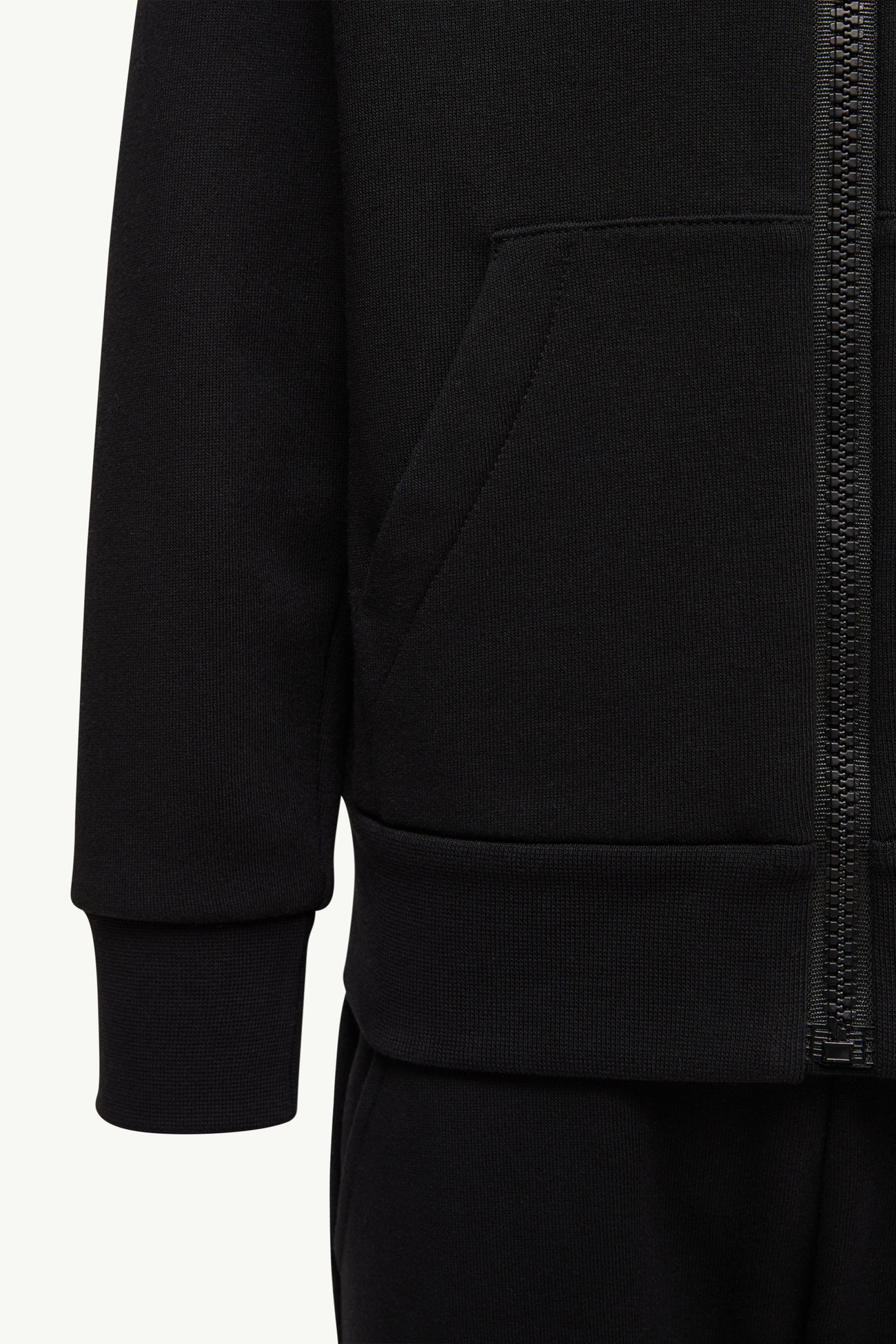 Trainingsanzug aus Baumwolle Jungen Schwarz Moncler 4