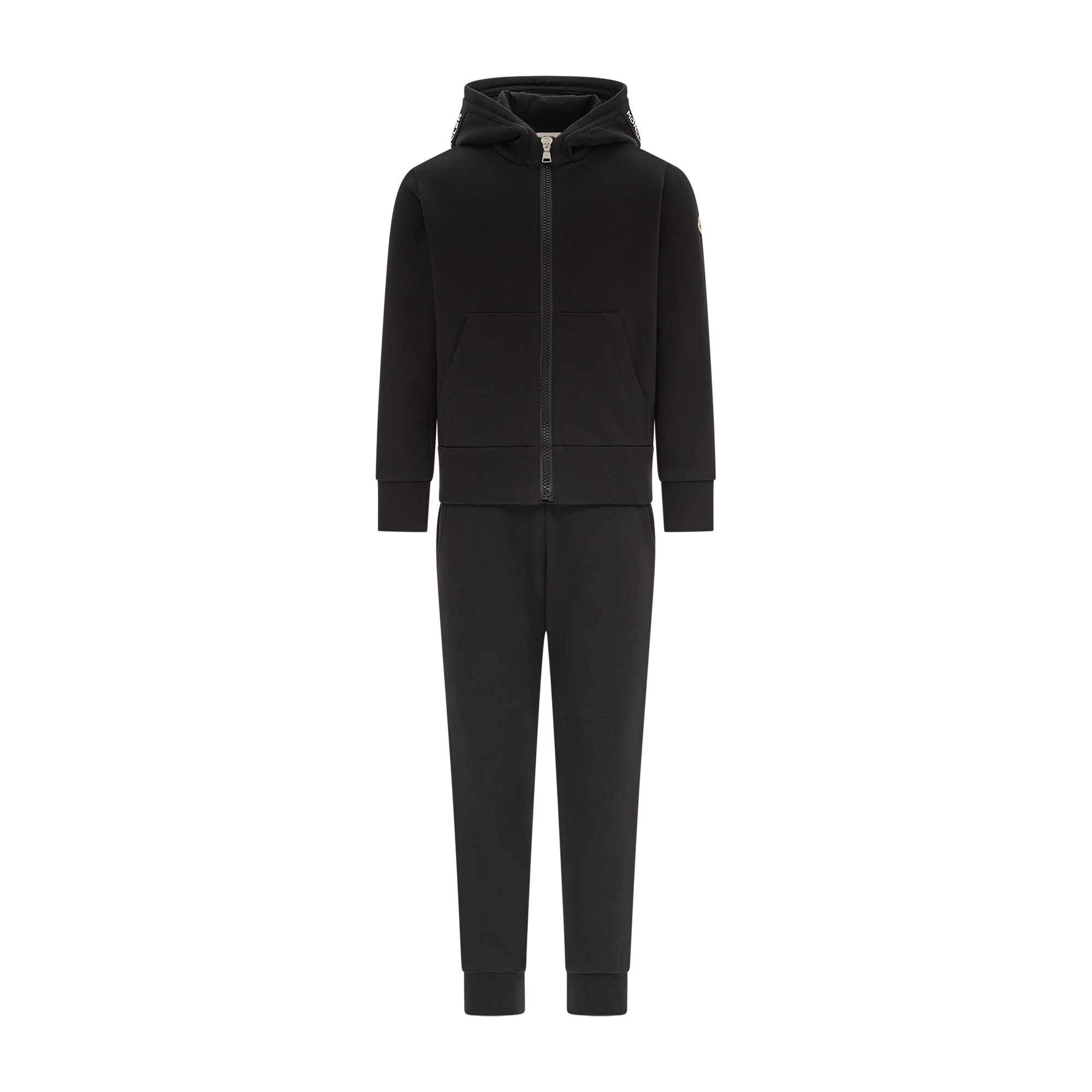 MONCLER ENFANT Boys Cotton Tracksuit Black Size 12Y
