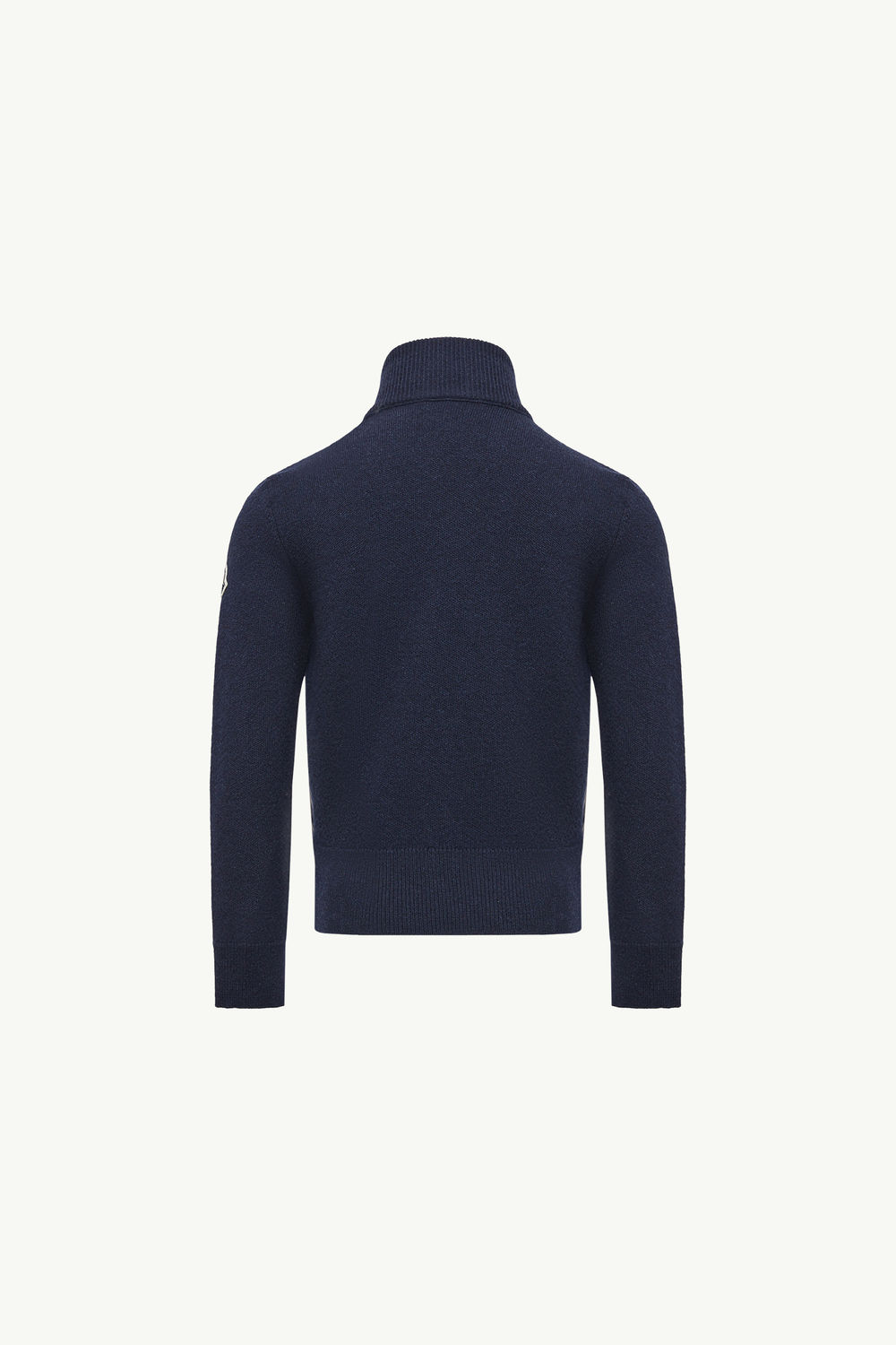 Cárdigan con cremallera de lana acolchada Niño Azul oscuro Moncler 3