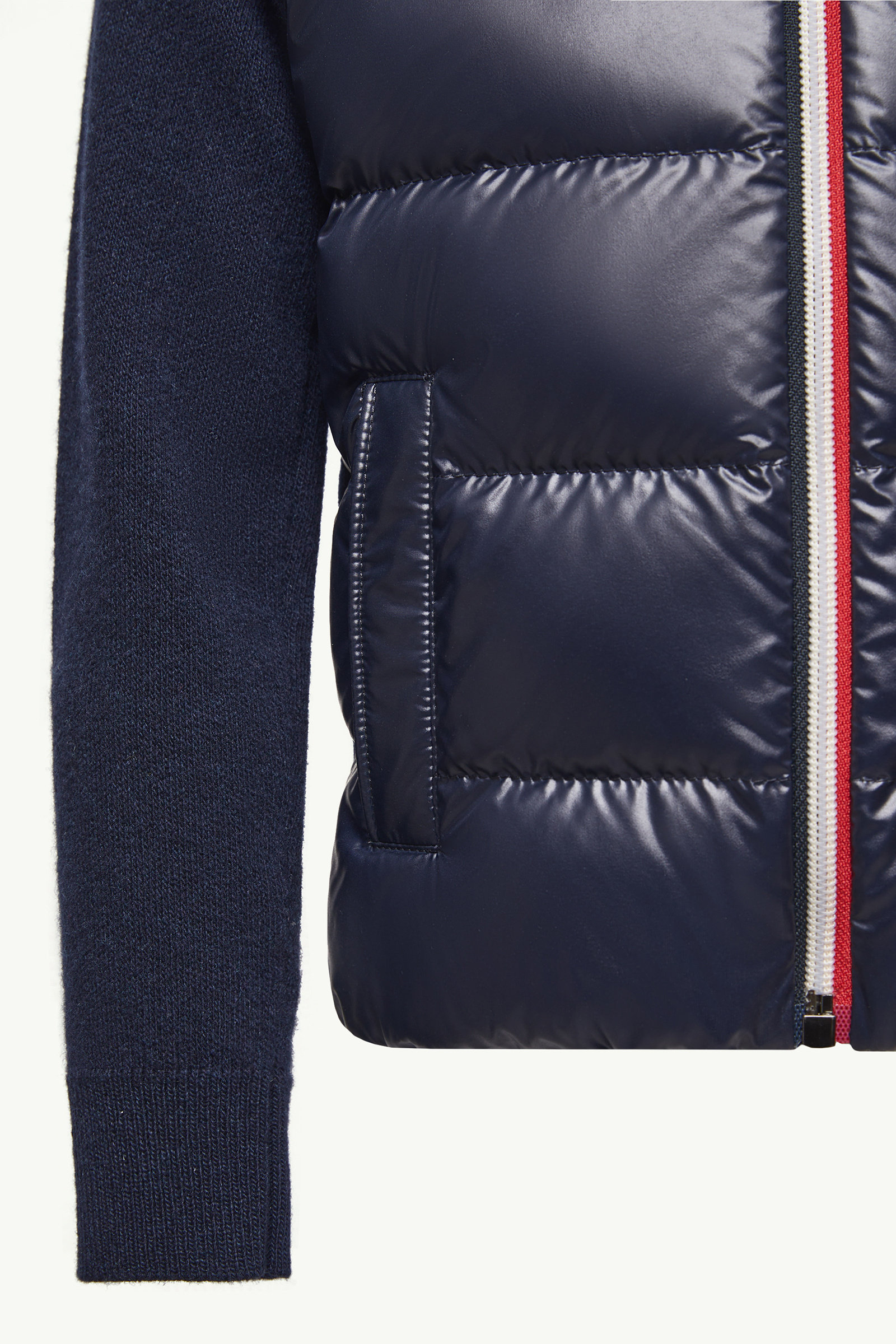 男童加衬羊毛拉链开衫 男童 深蓝色 Moncler 4